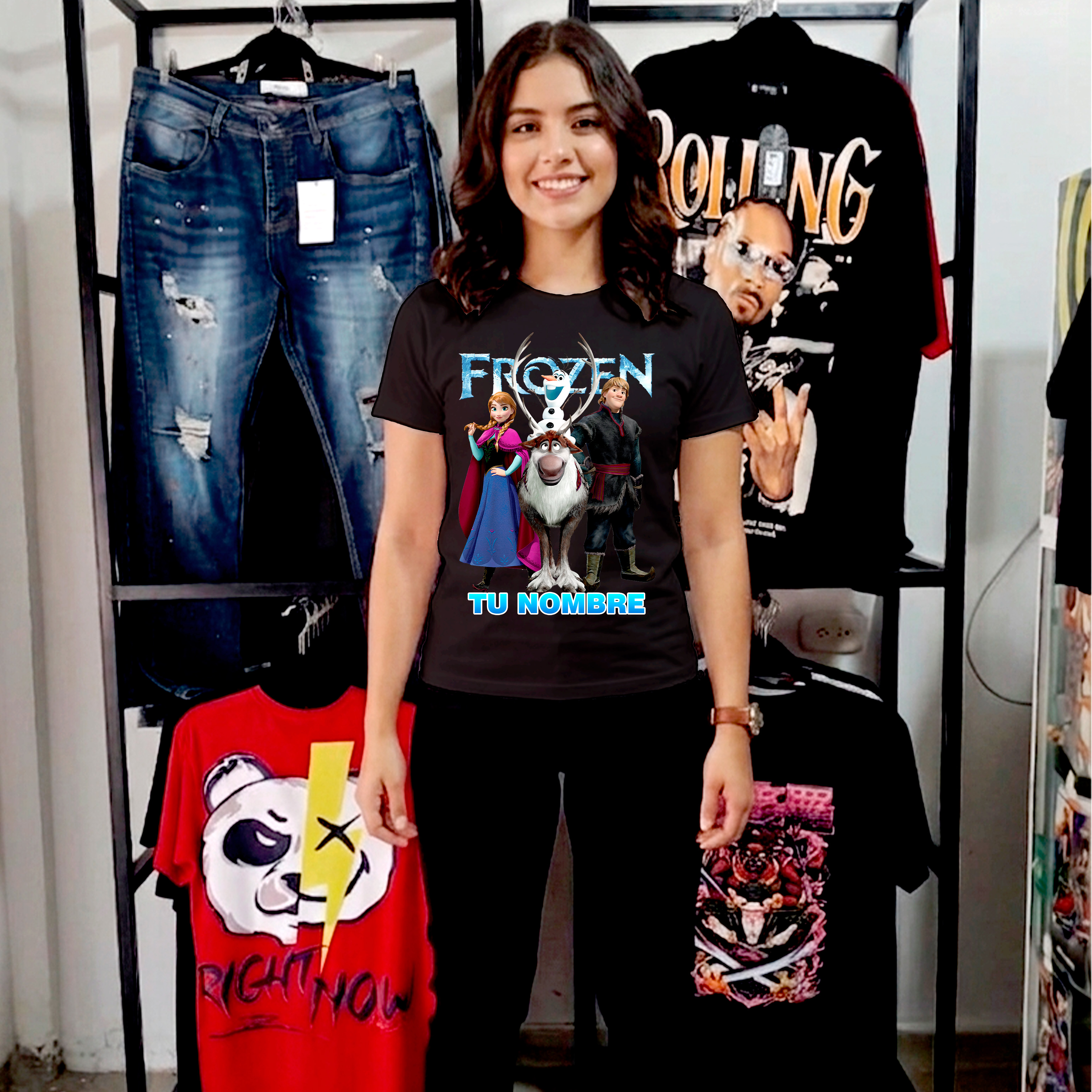 Camiseta Frozen personalizada