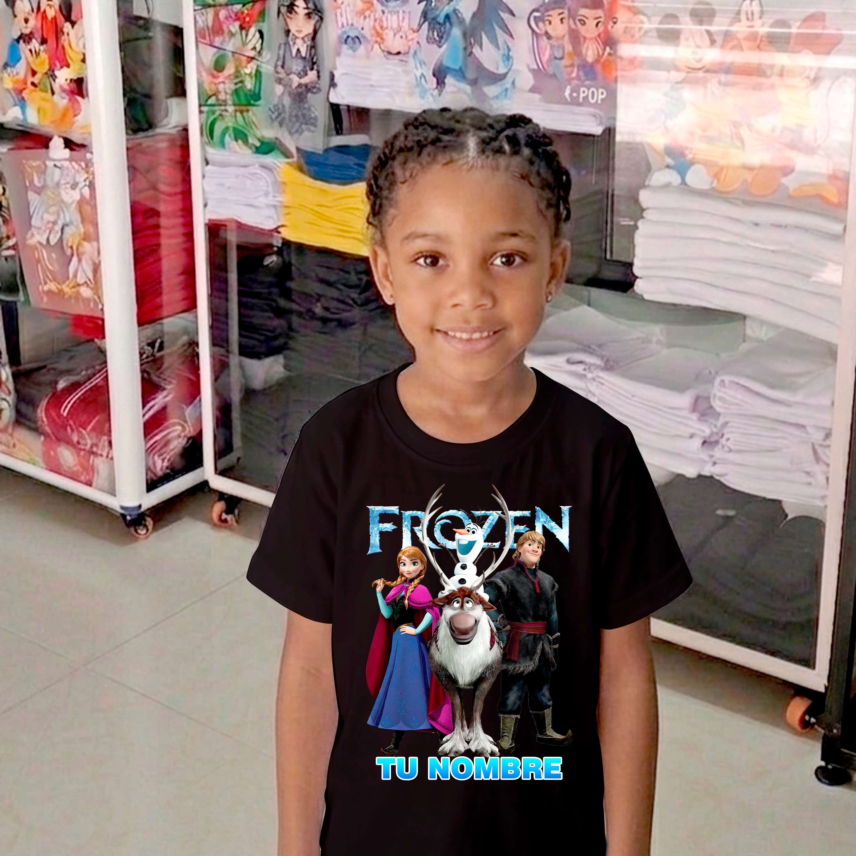 Camiseta Frozen personalizada