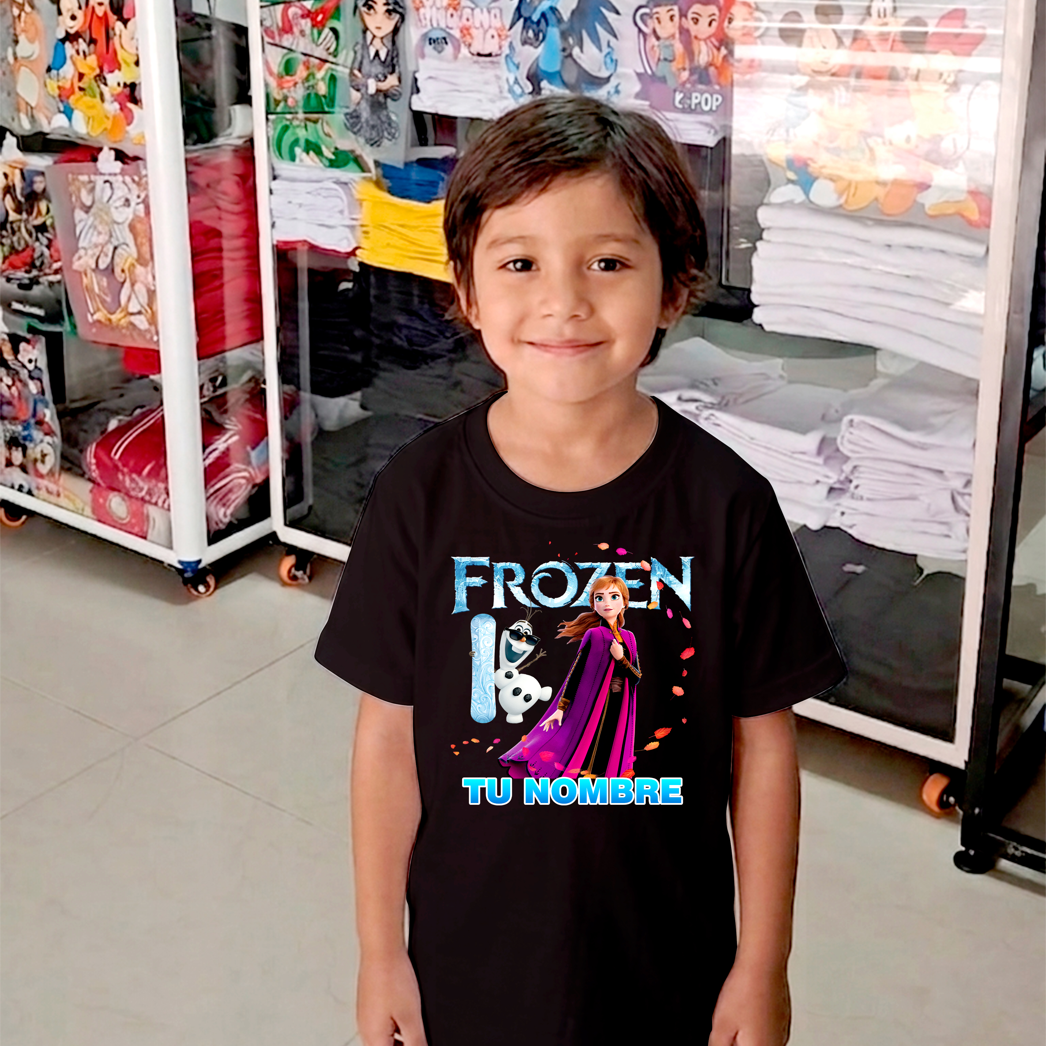 Camiseta Frozen personalizada