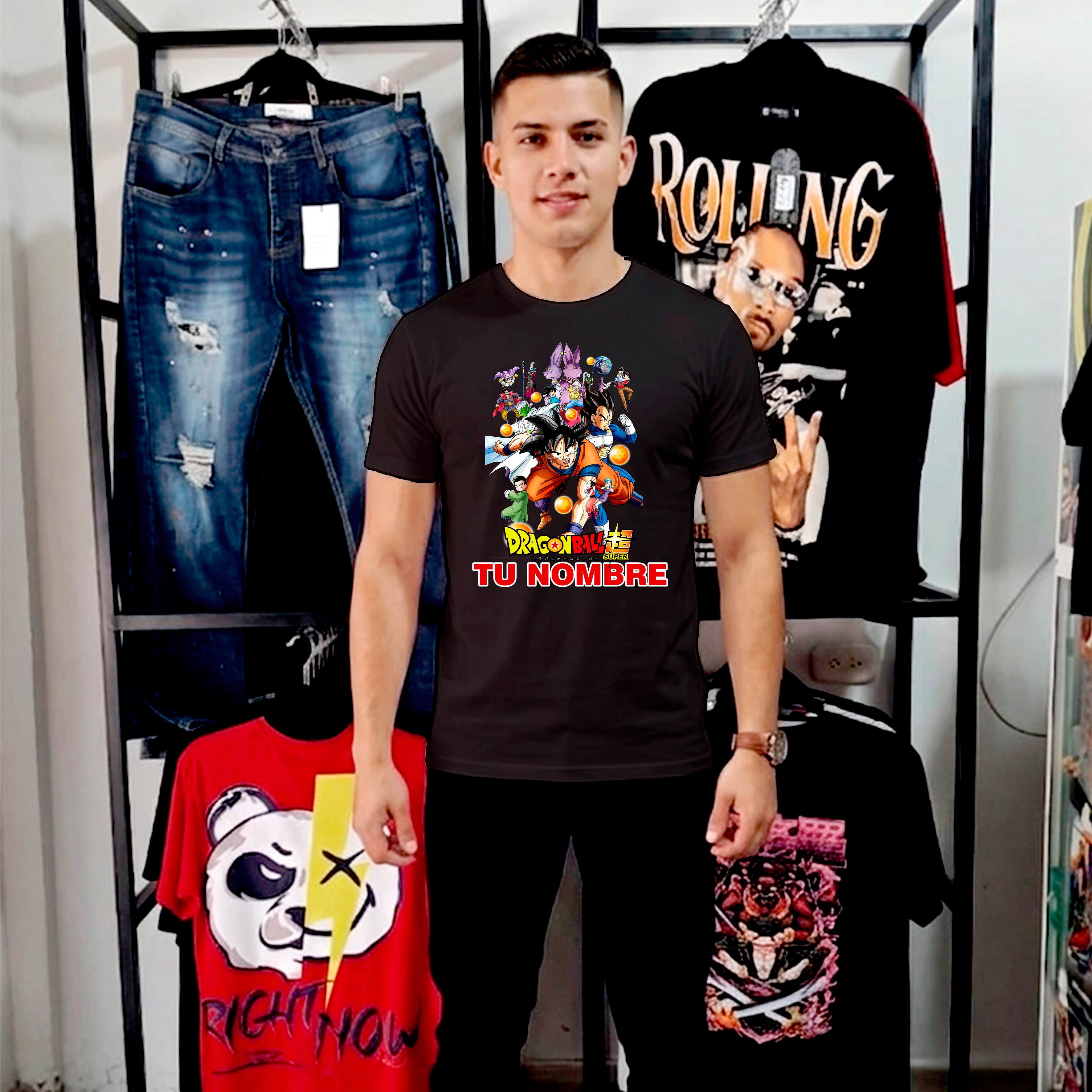 Camiseta Goku Personalizada