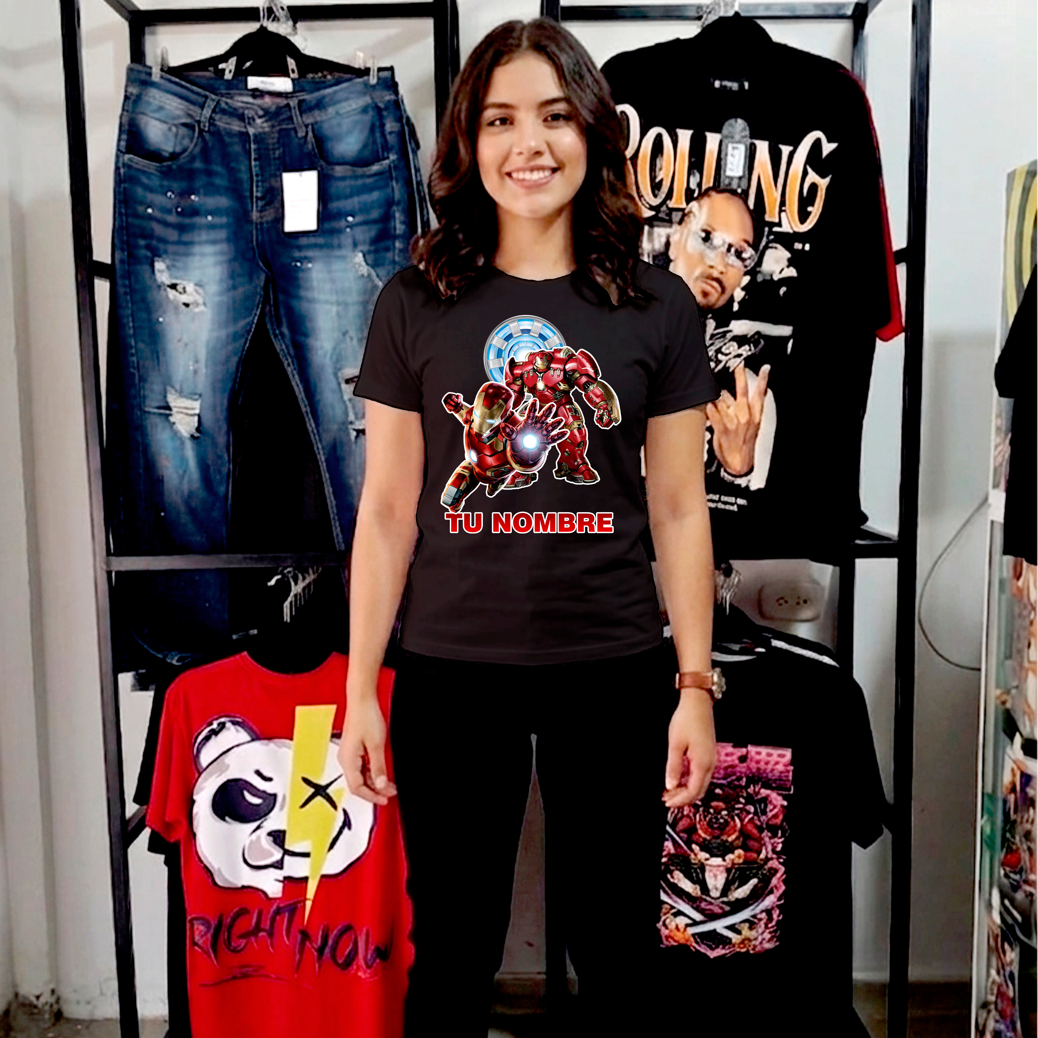 Camiseta Ironman Personalizada