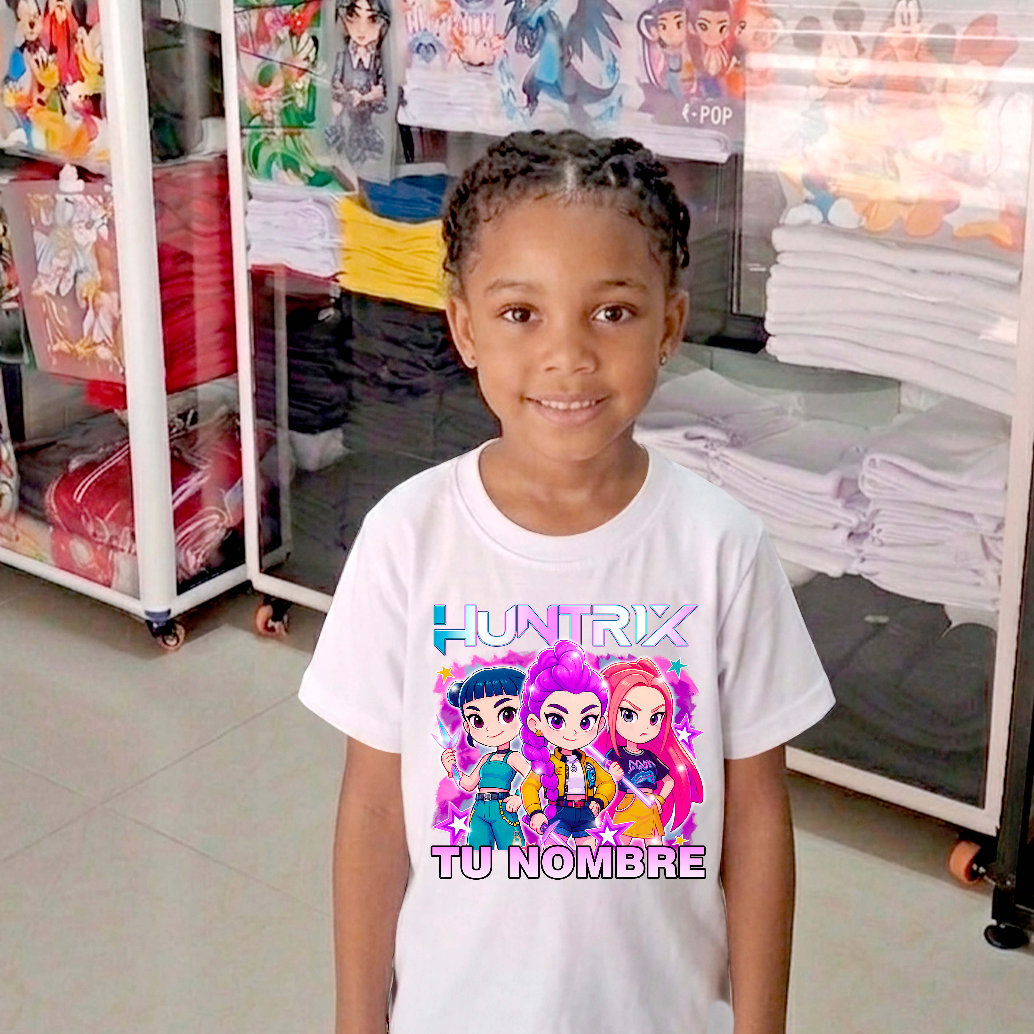 Camiseta K-pop personalizada