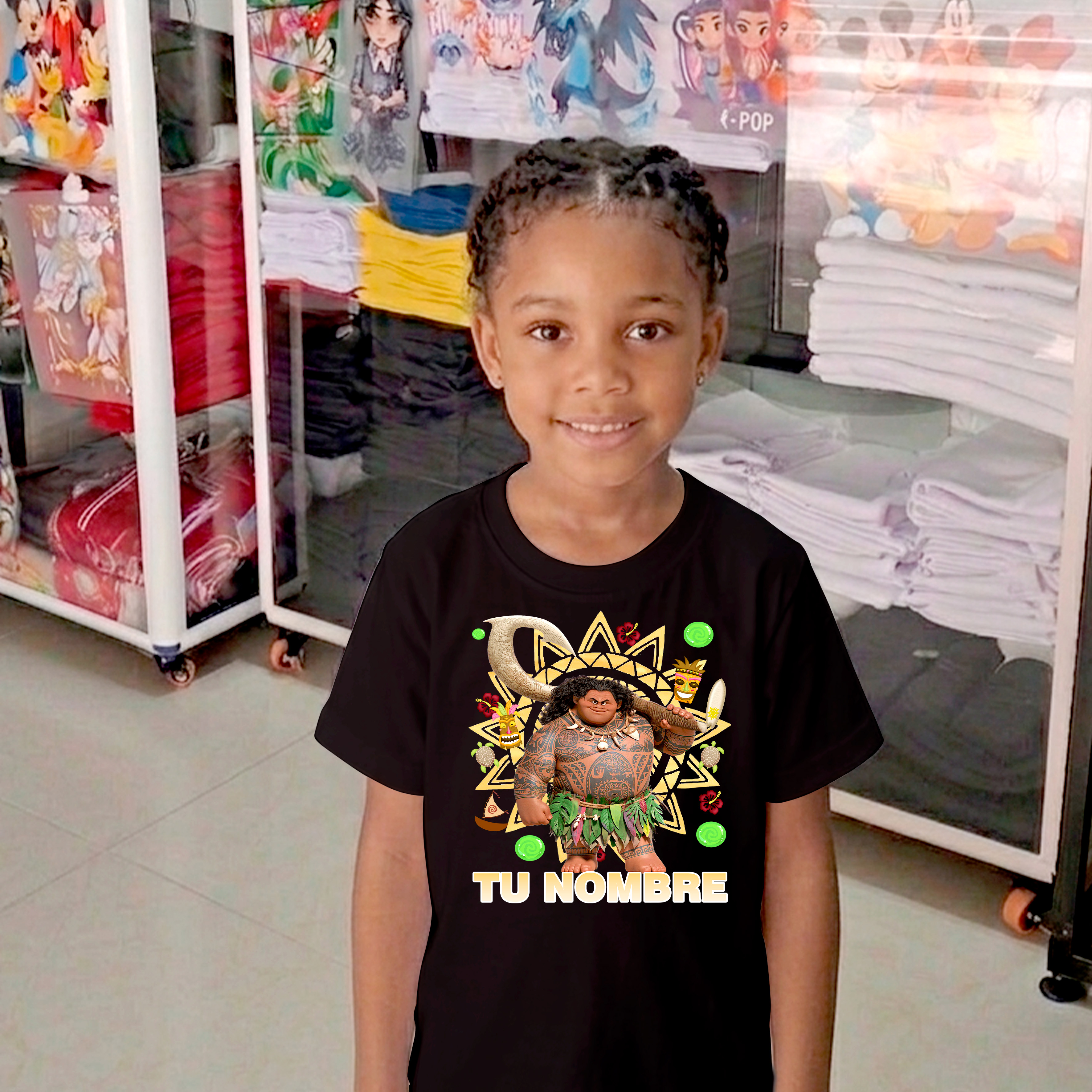 Camiseta Moana personalizada 