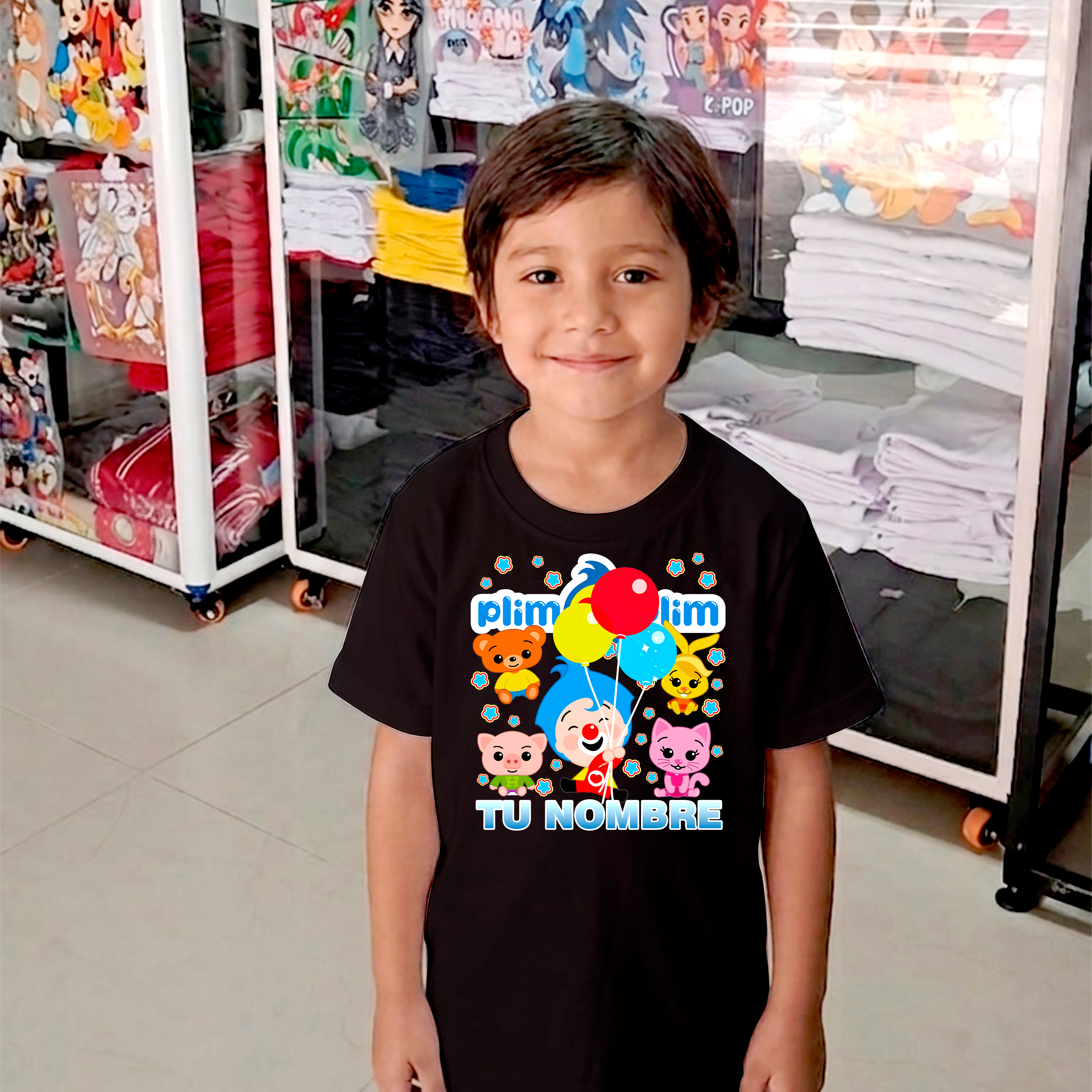 Camiseta Plim Plim Personalizada
