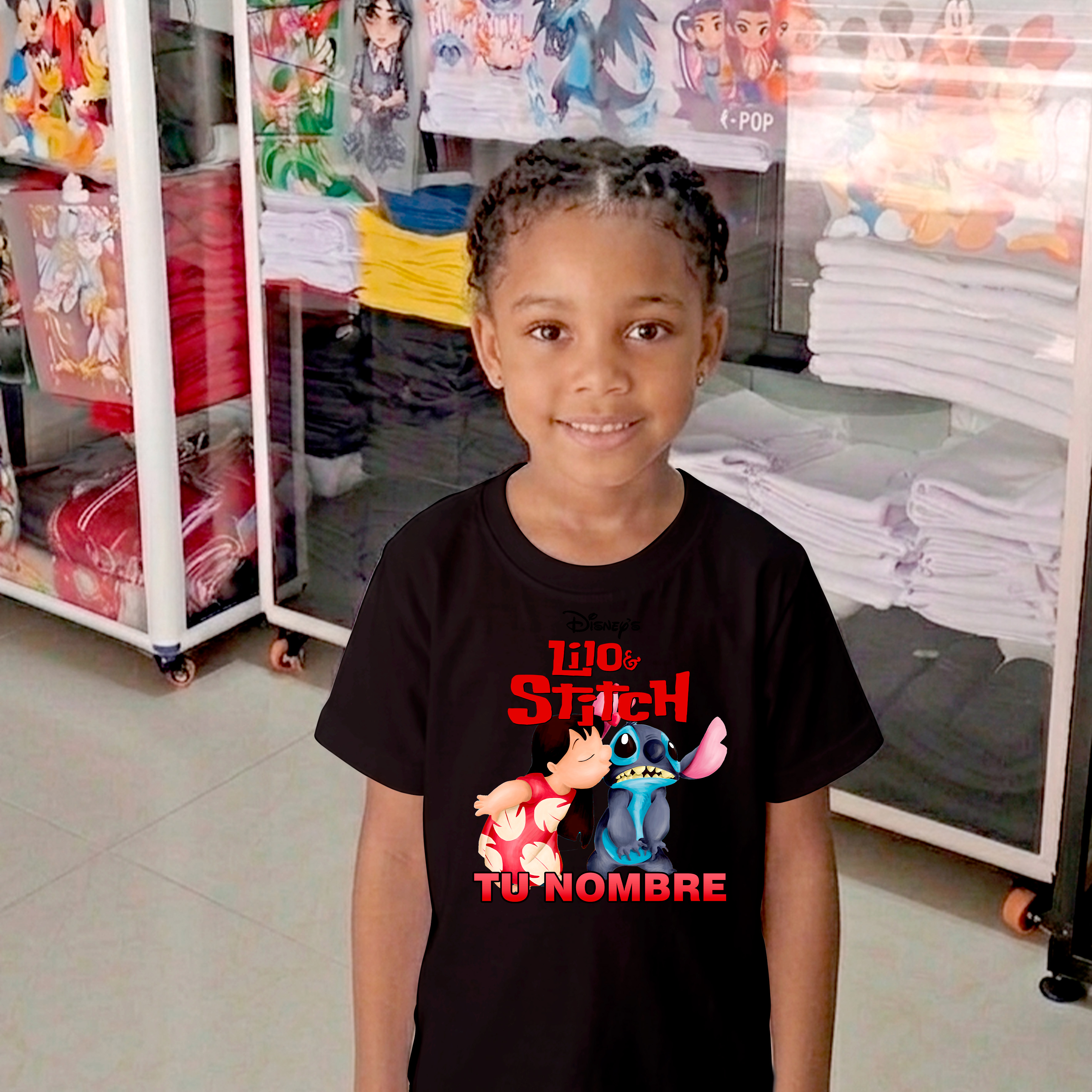 Camiseta Stitch Personalizada