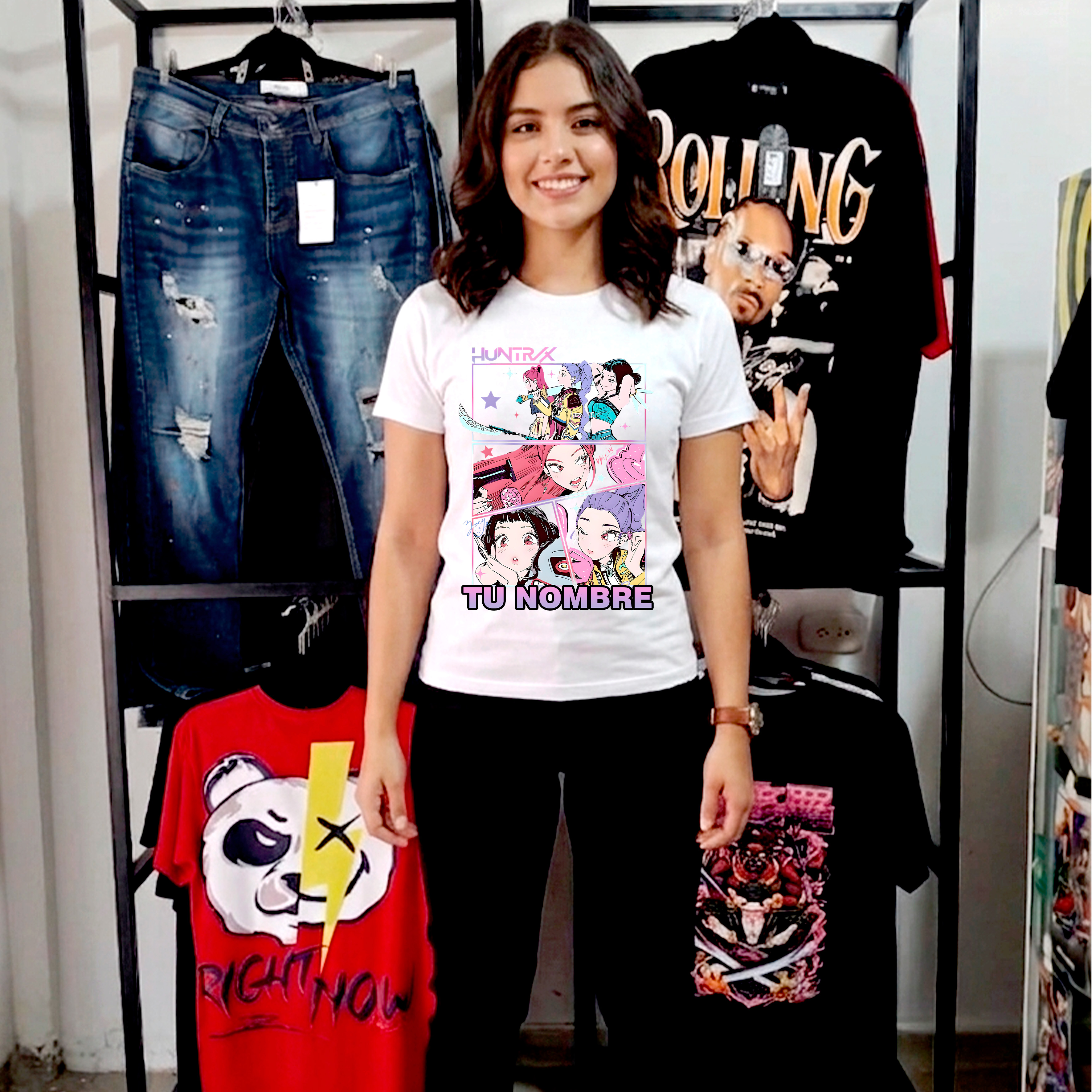 Camiseta K-pop Personalizada