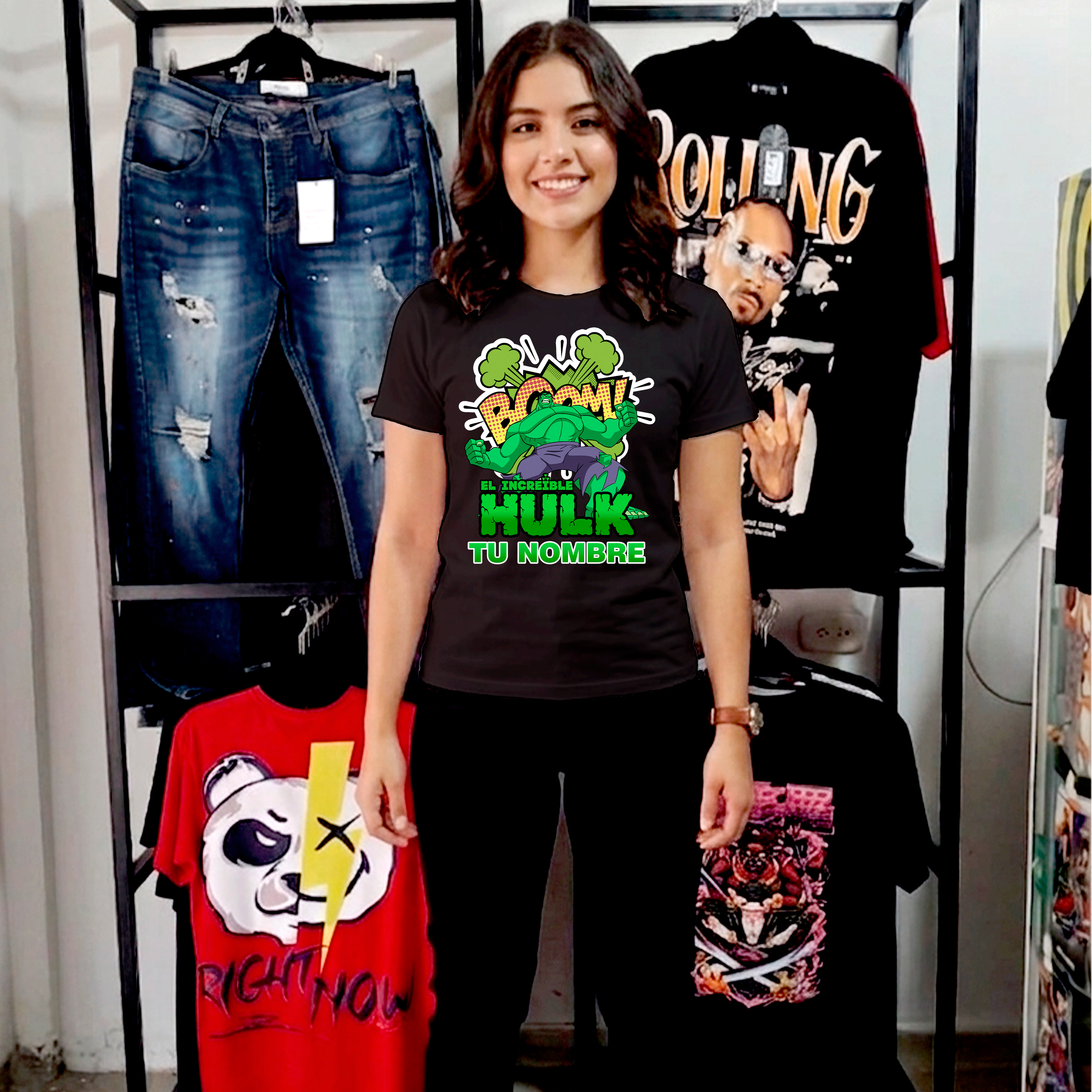 Camiseta Hulk Personalizada