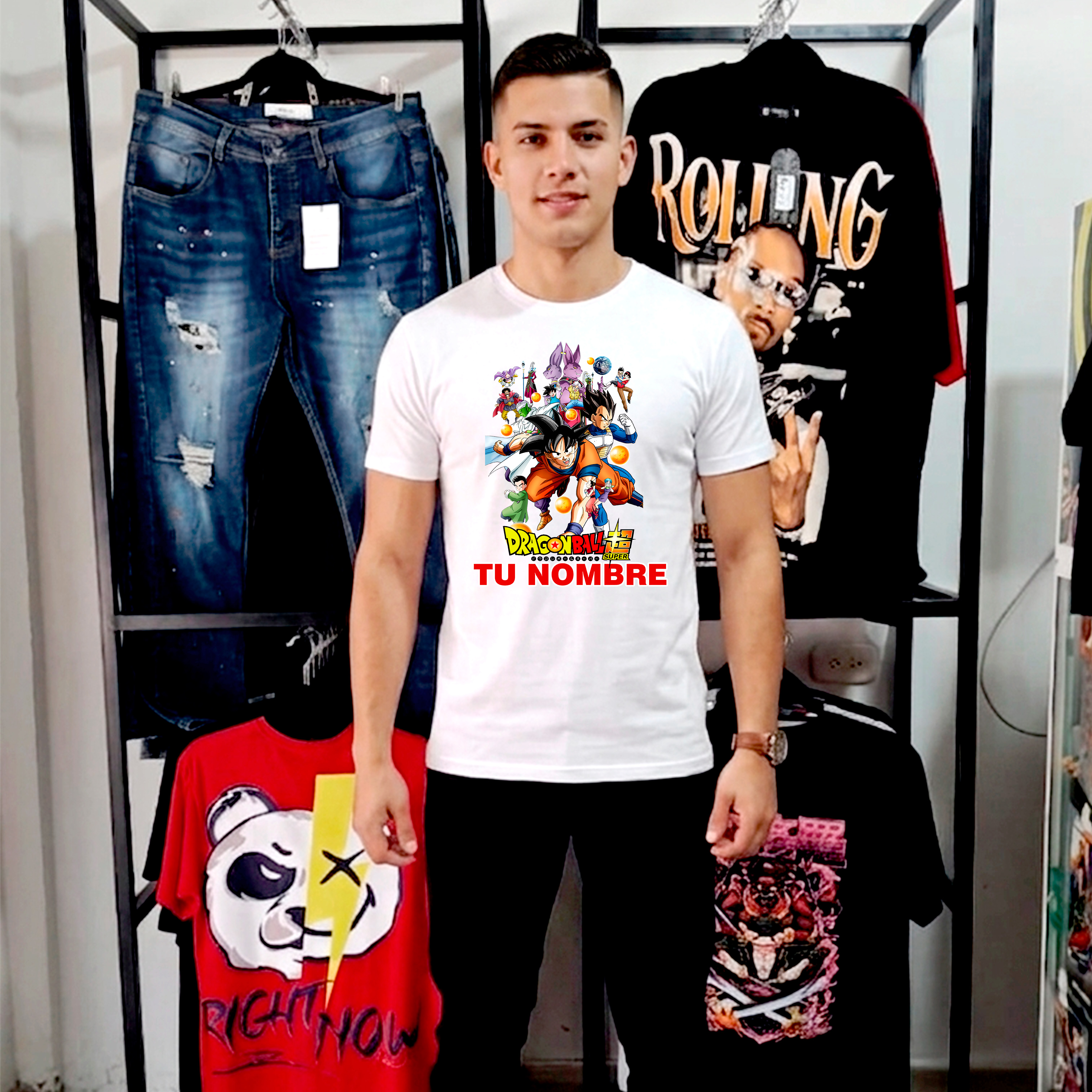 Camiseta Goku Personalizada