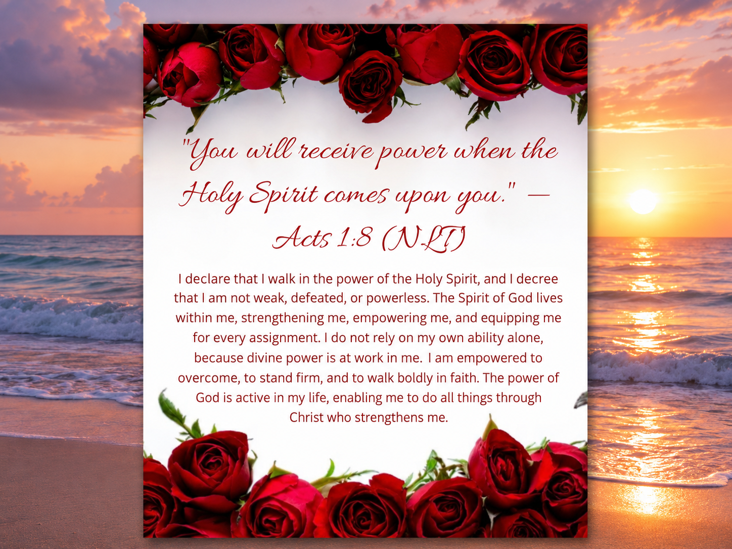 40 Declarations for The Month