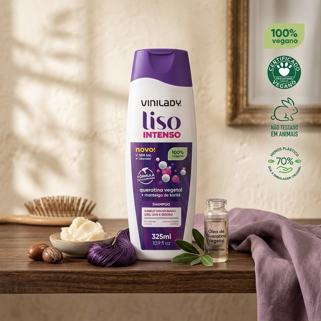 SHAMPOO VINILADY LISO INTENSO 325ML