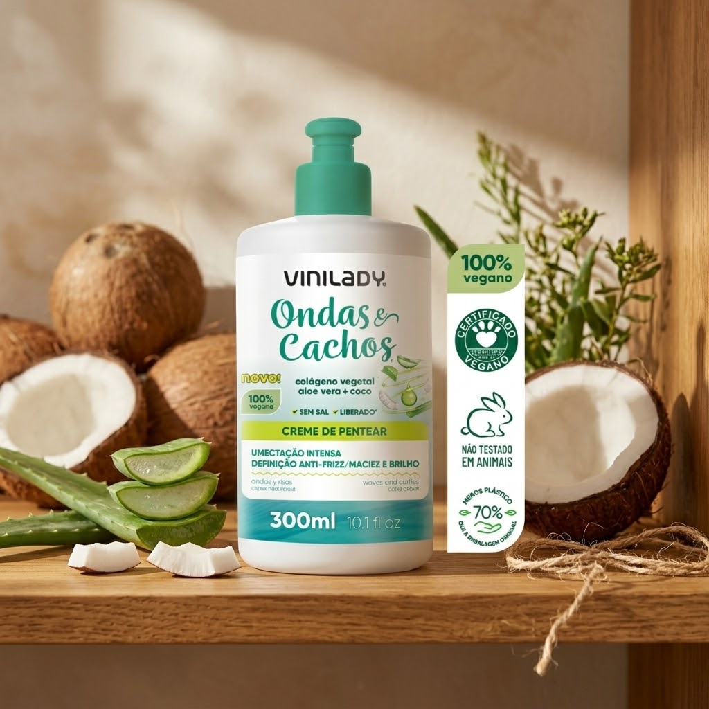 CREMA DE PEINAR VINILADY ONDAS Y RIZOS 300ML