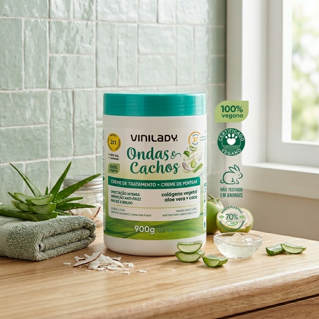 SHAMPOO VINILADY ONDAS Y RIZOS 900ML