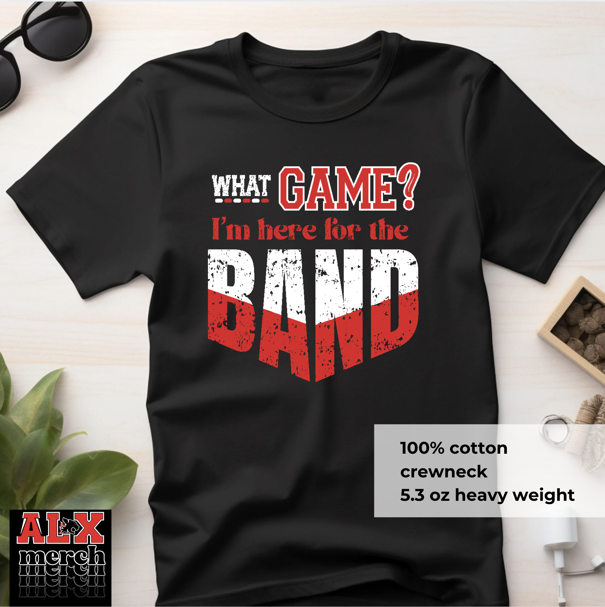 Here for the band tee