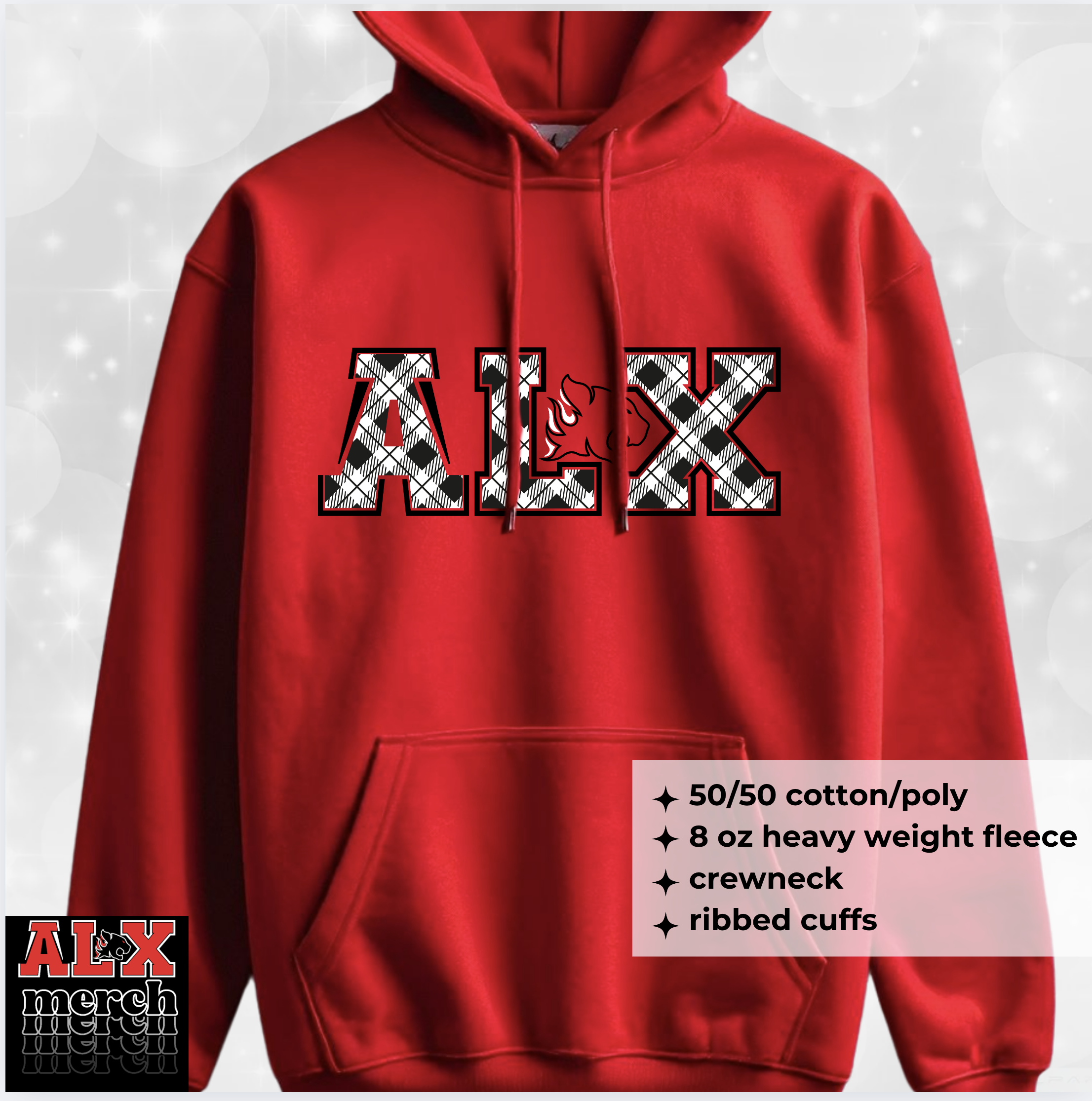 ALX plaid hoodie