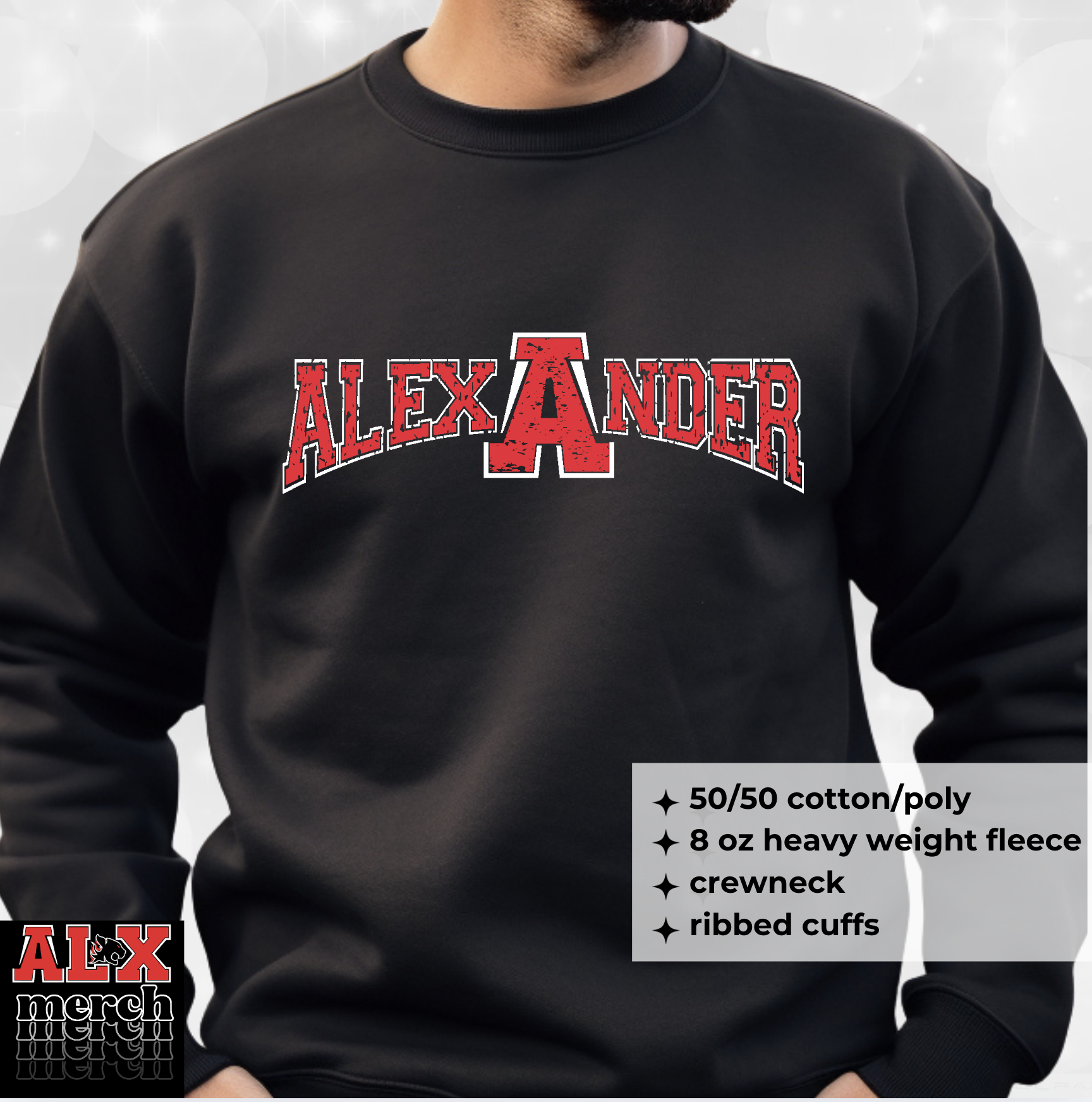 Alex-A-nder A logo sweatshirt