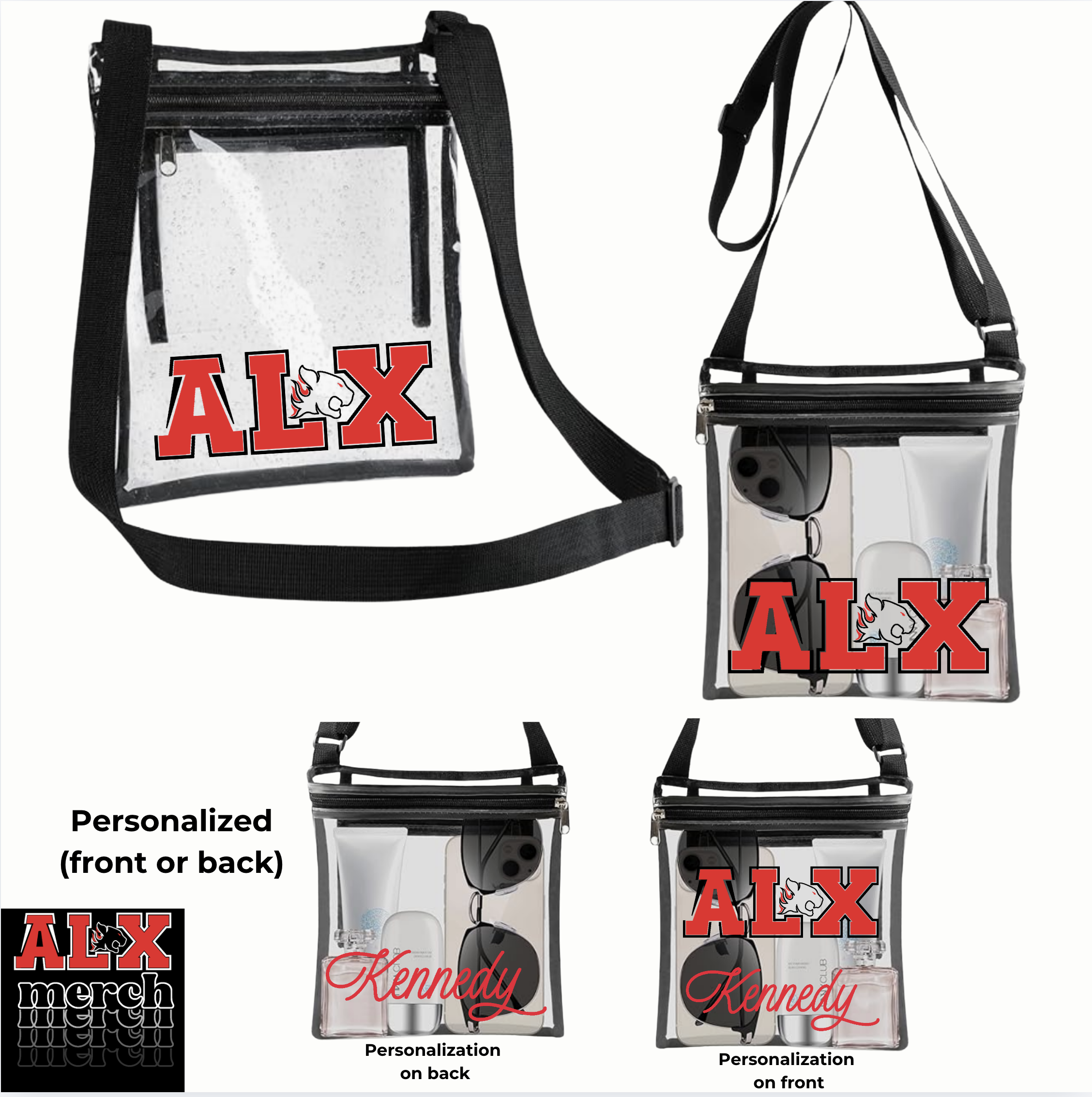 Stadium crossbody pouch 