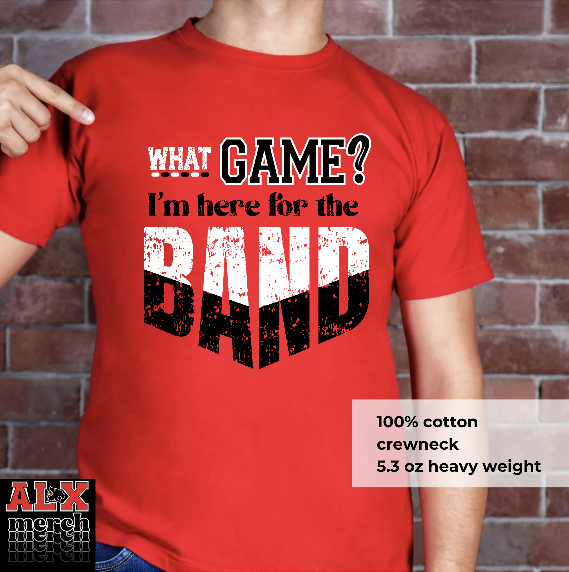 Here for the band tee