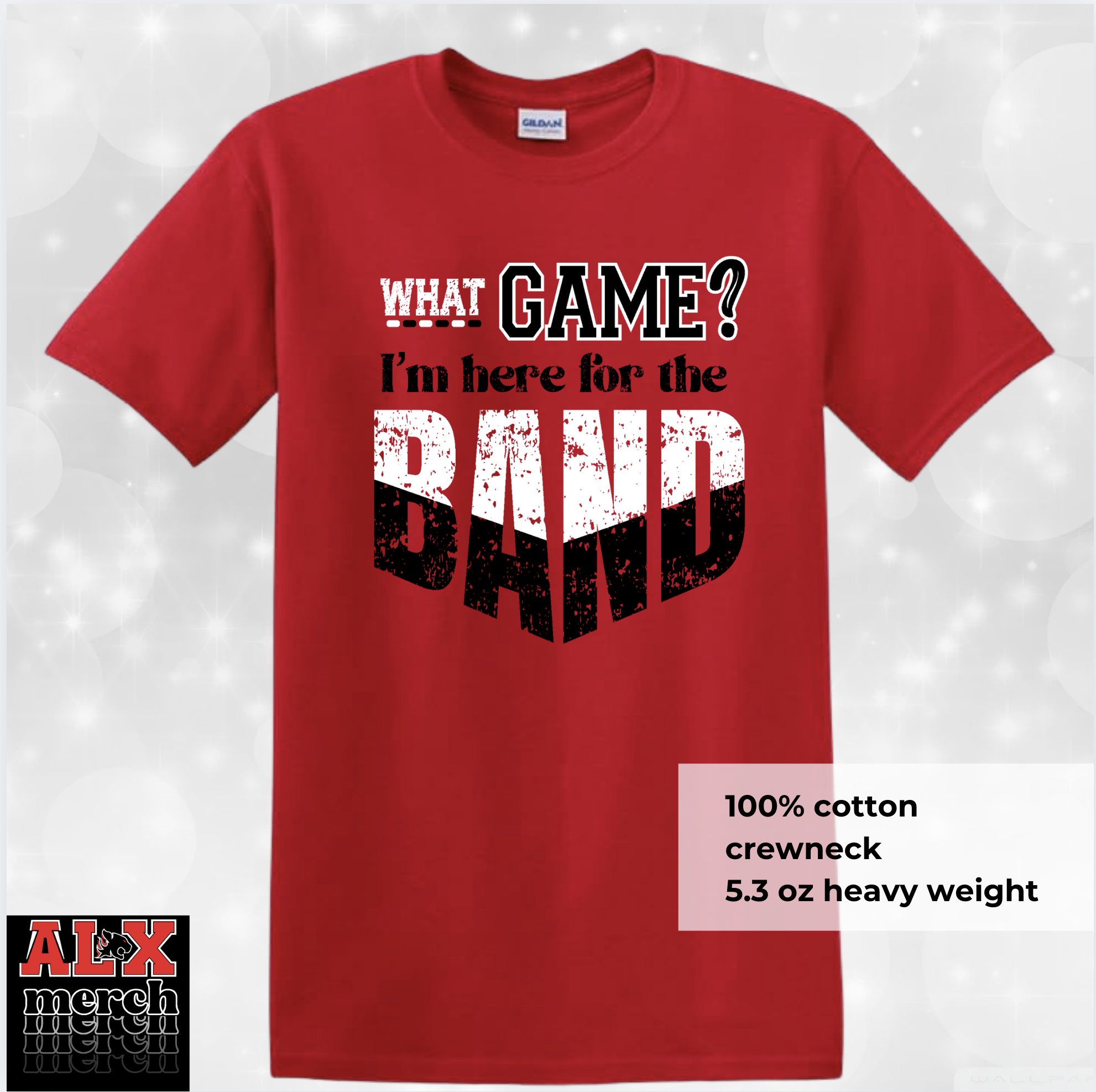 Here for the band tee