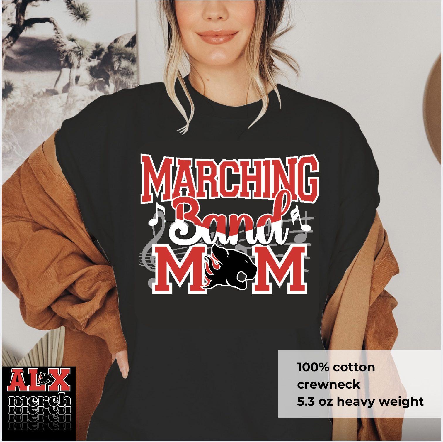 Marching band Mom tee