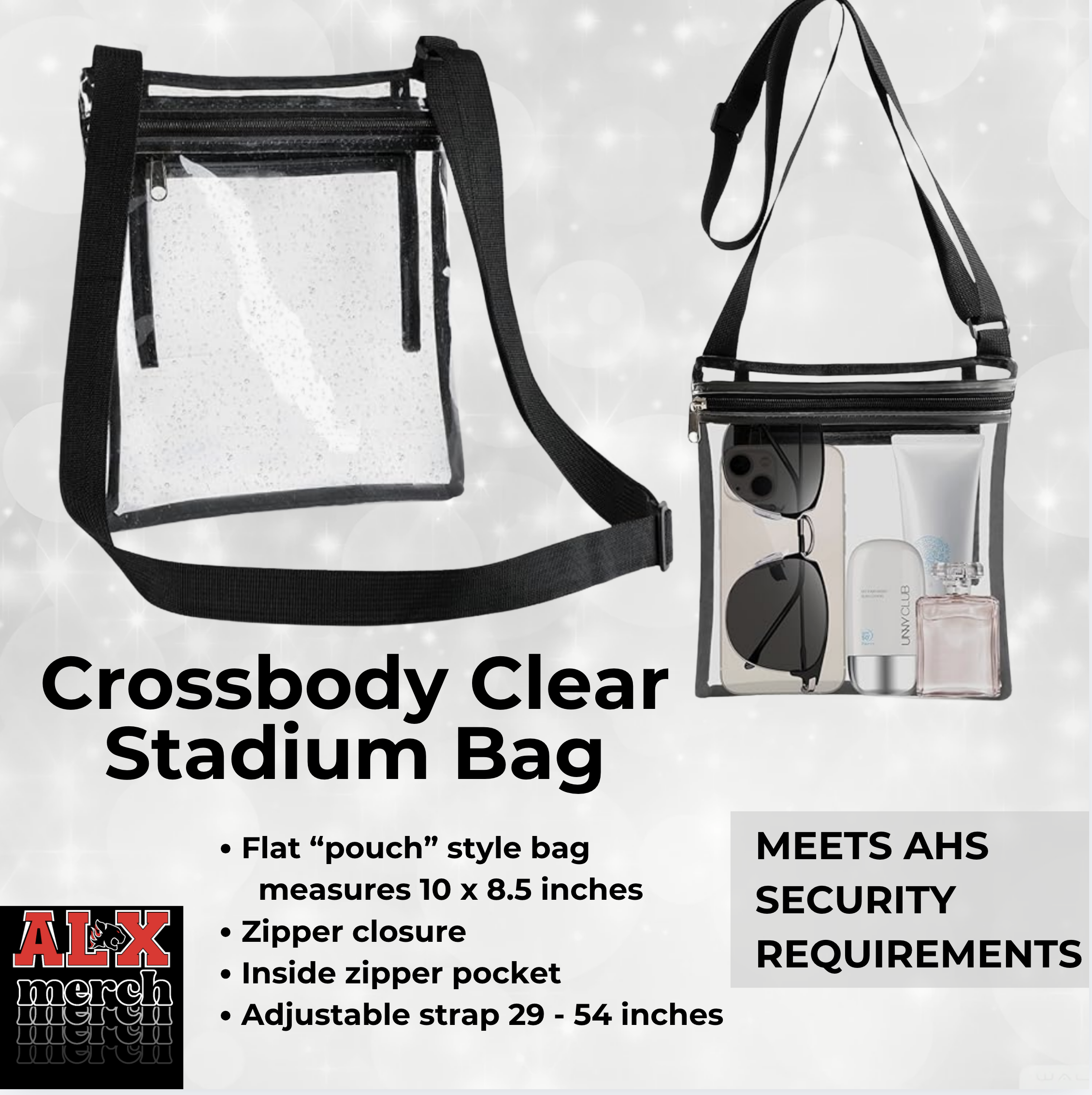 Stadium crossbody pouch 