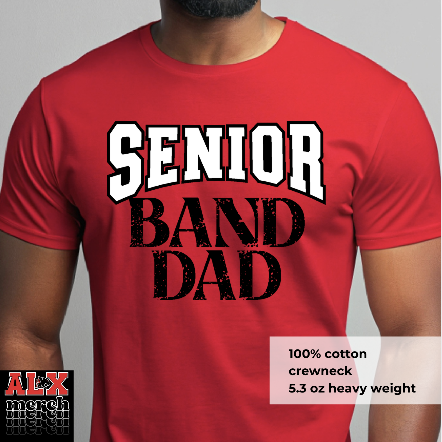 Senior band Dad tee