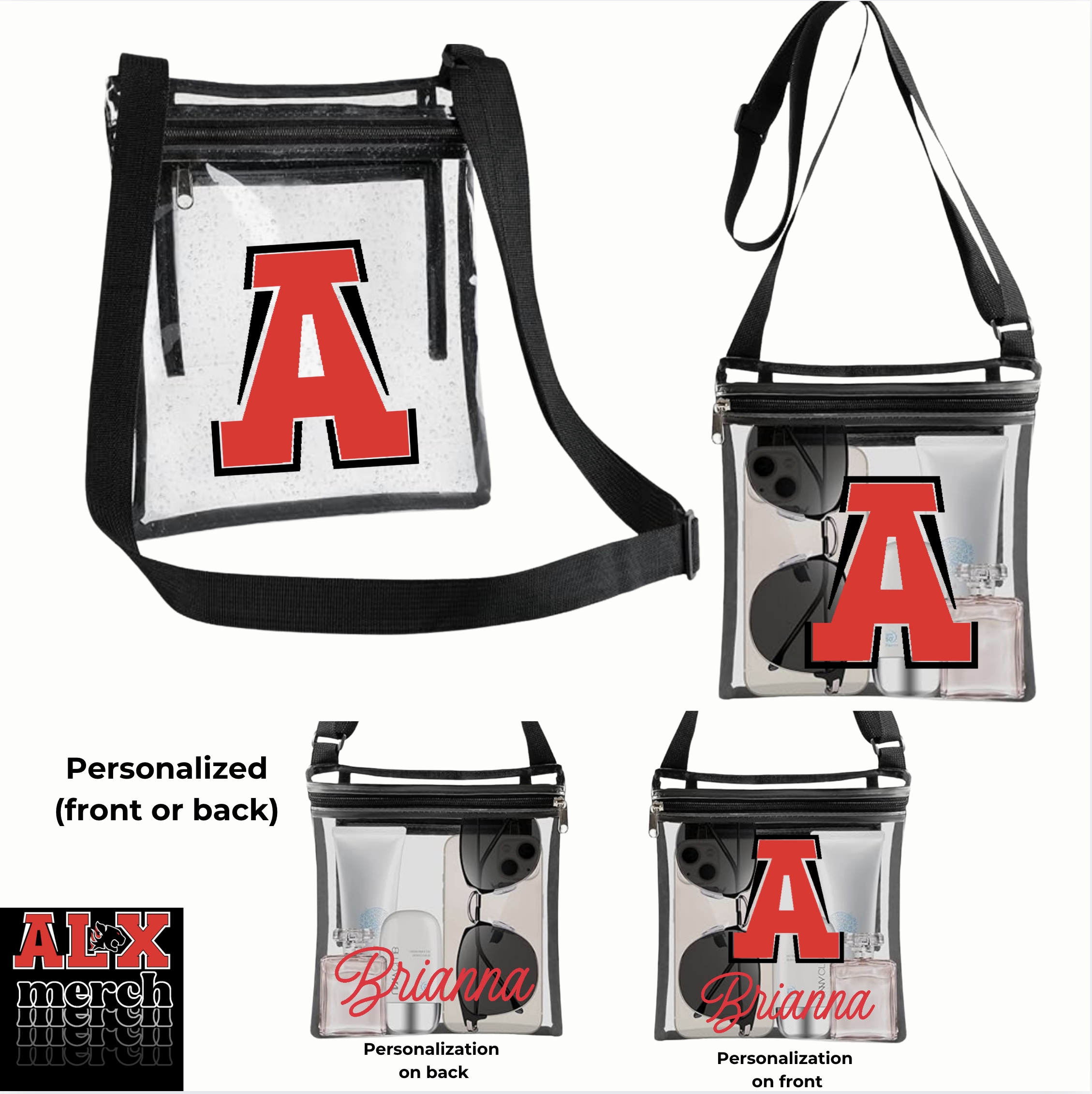 Stadium crossbody pouch 