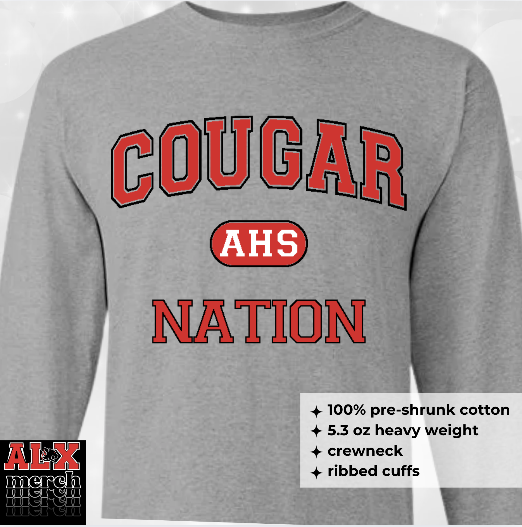 Cougar nation  LS tee