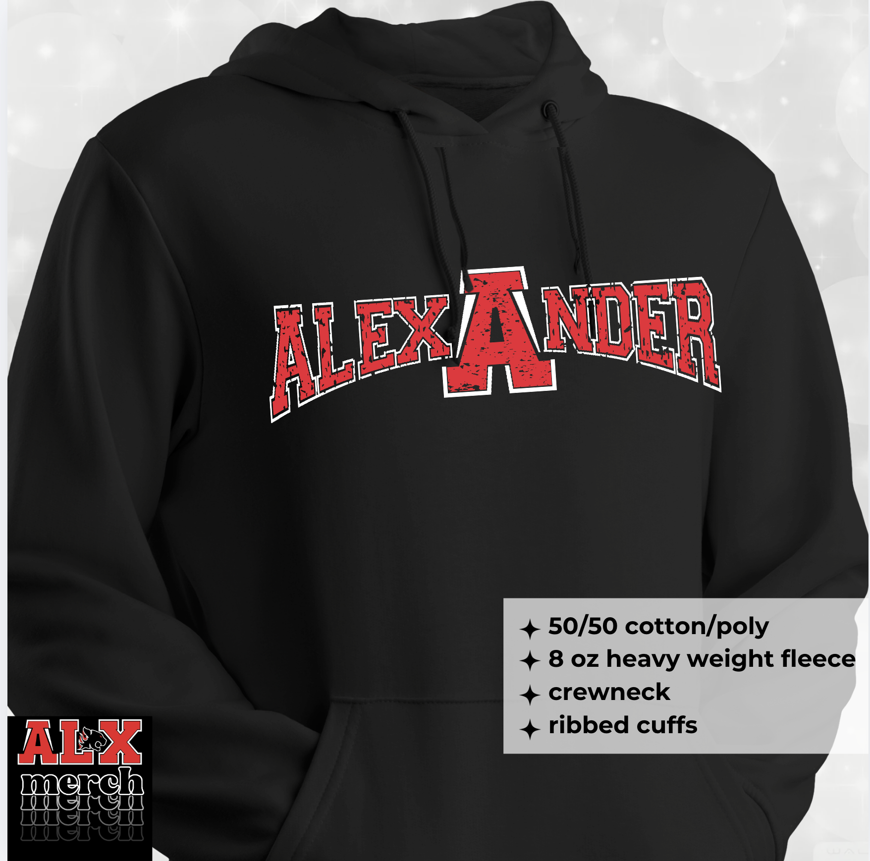 Alex-A-nder center A hoodie