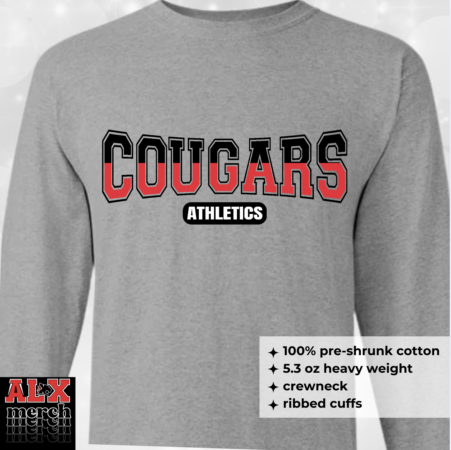 Cougars athletics LS tee