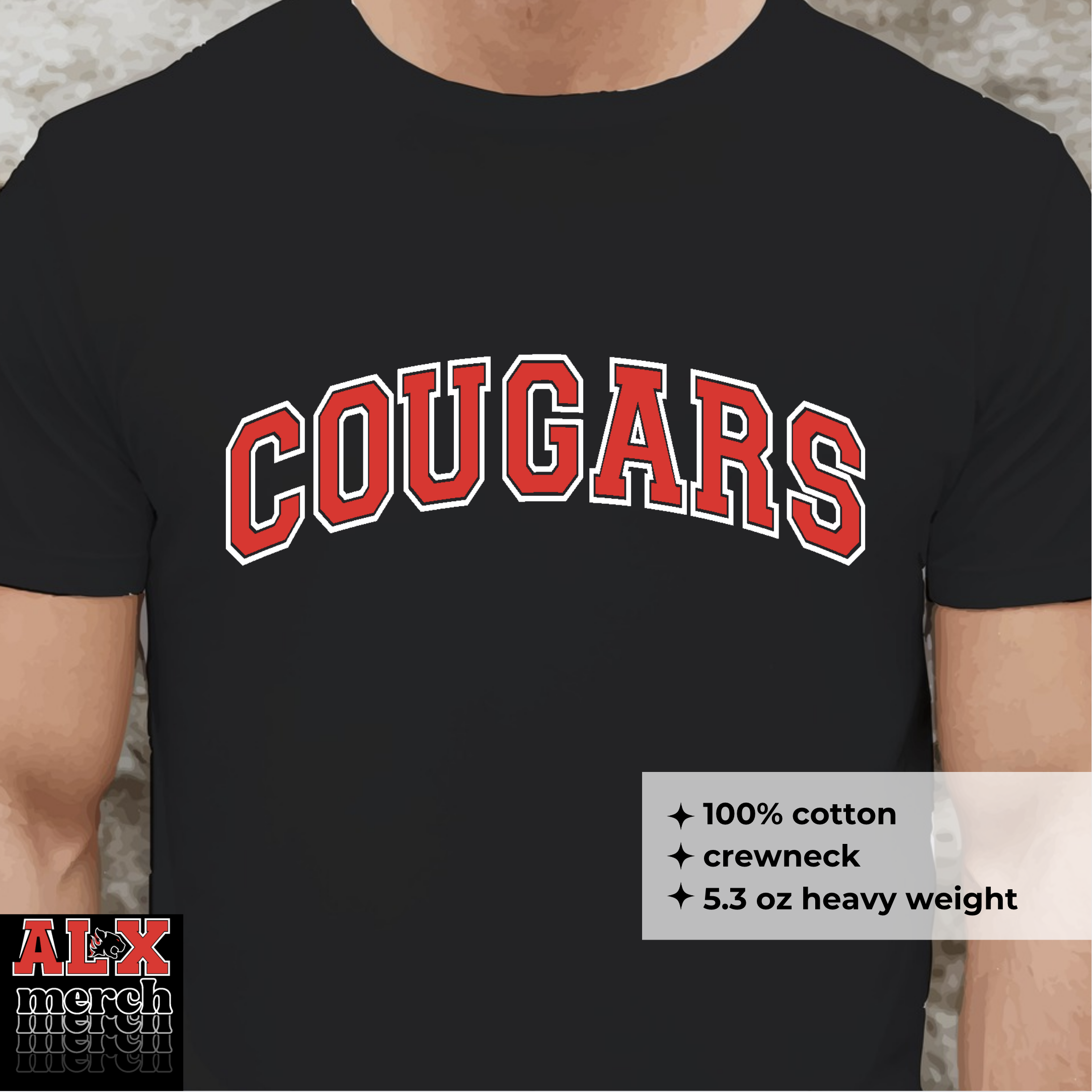 Cougars athletic font