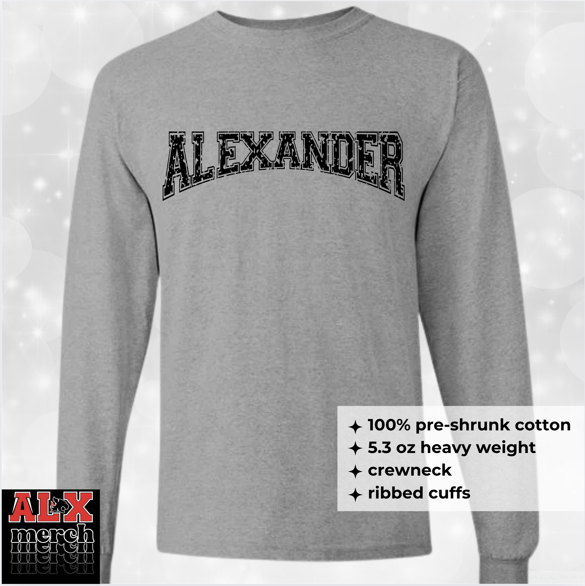 Alexander arc LS tee