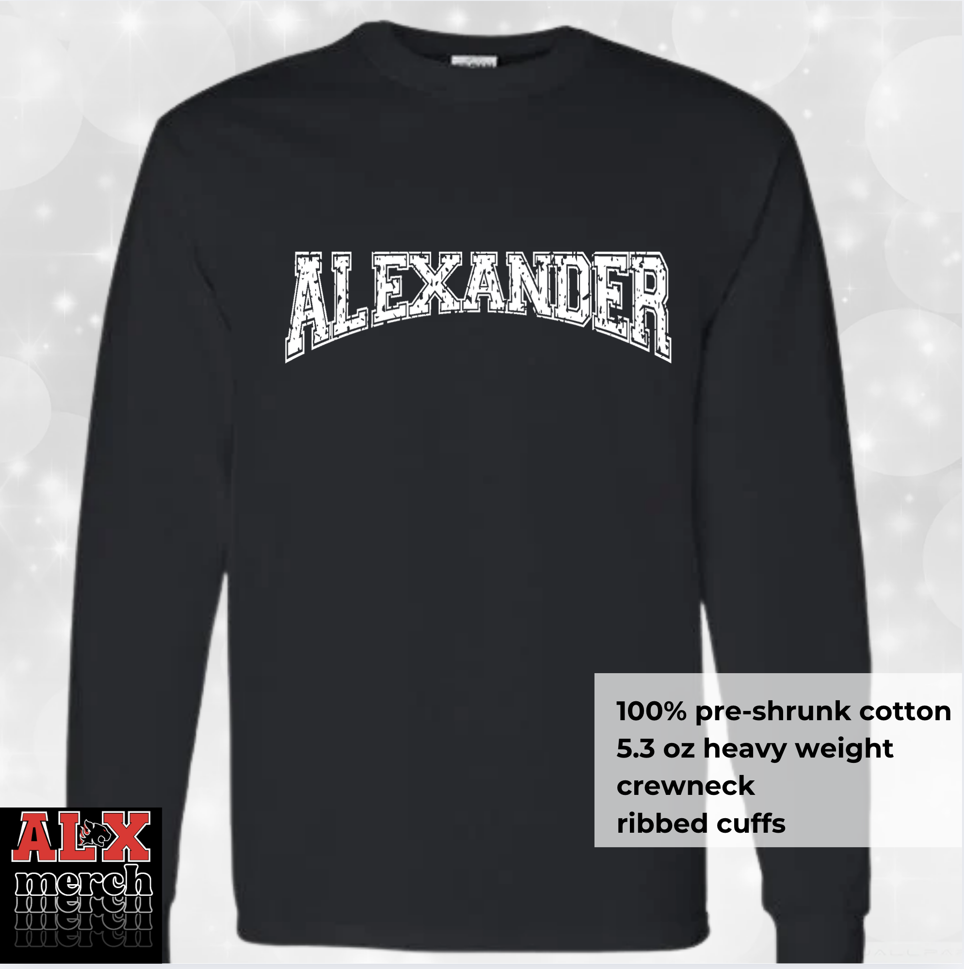 Alexander arc LS tee