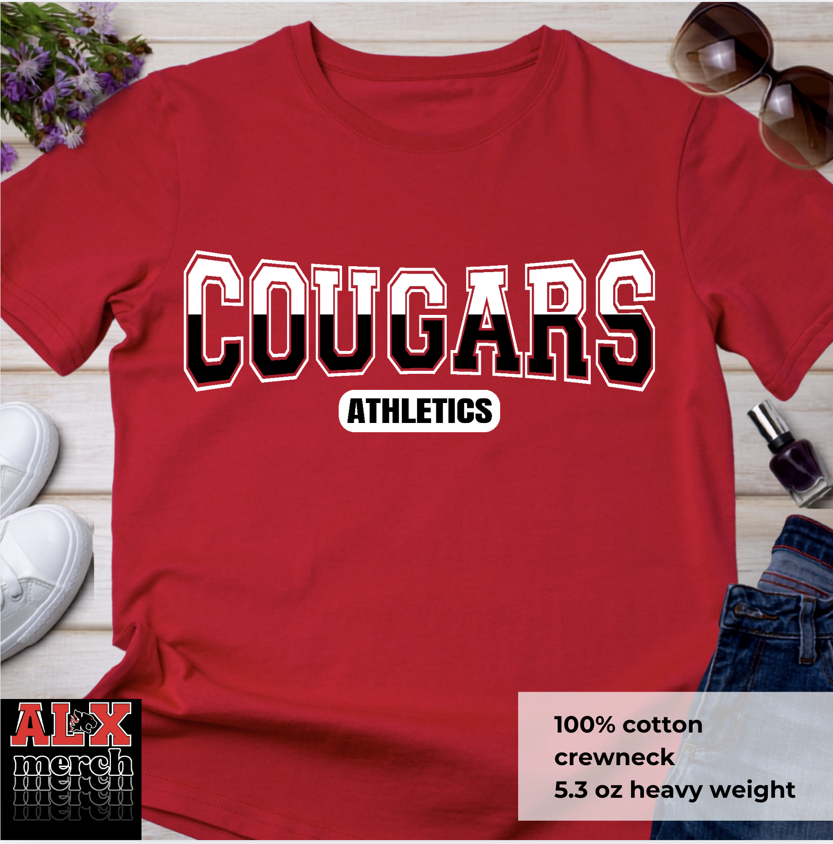 Cougars athletics tee