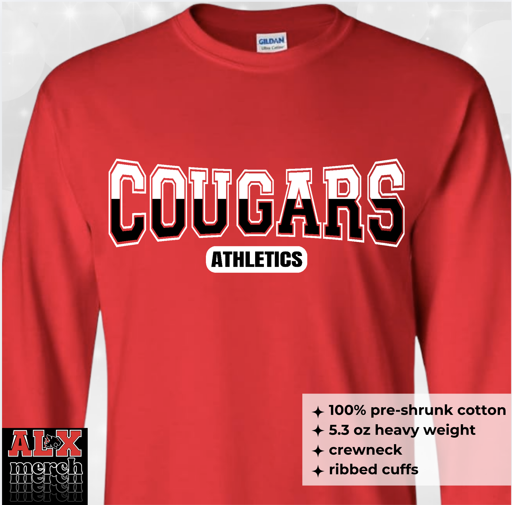 Cougars athletics LS tee