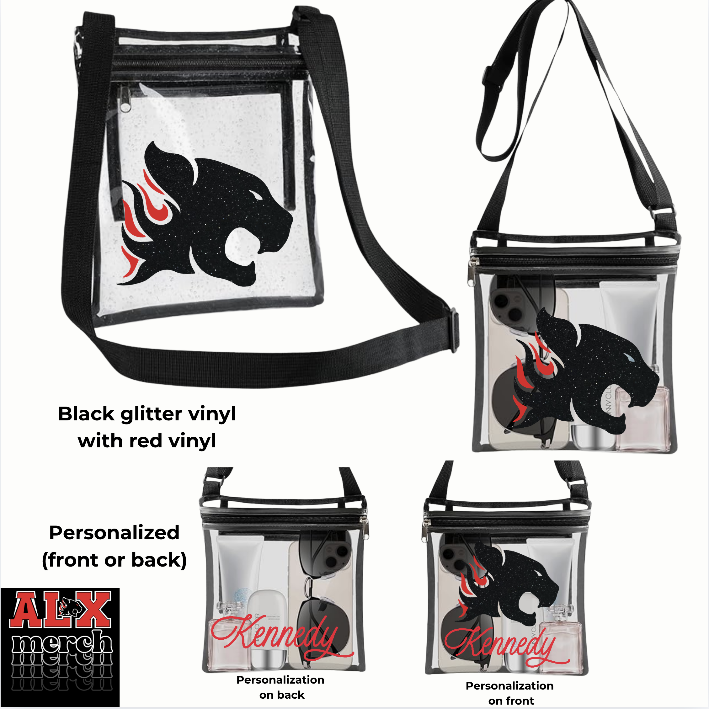 Stadium crossbody pouch 