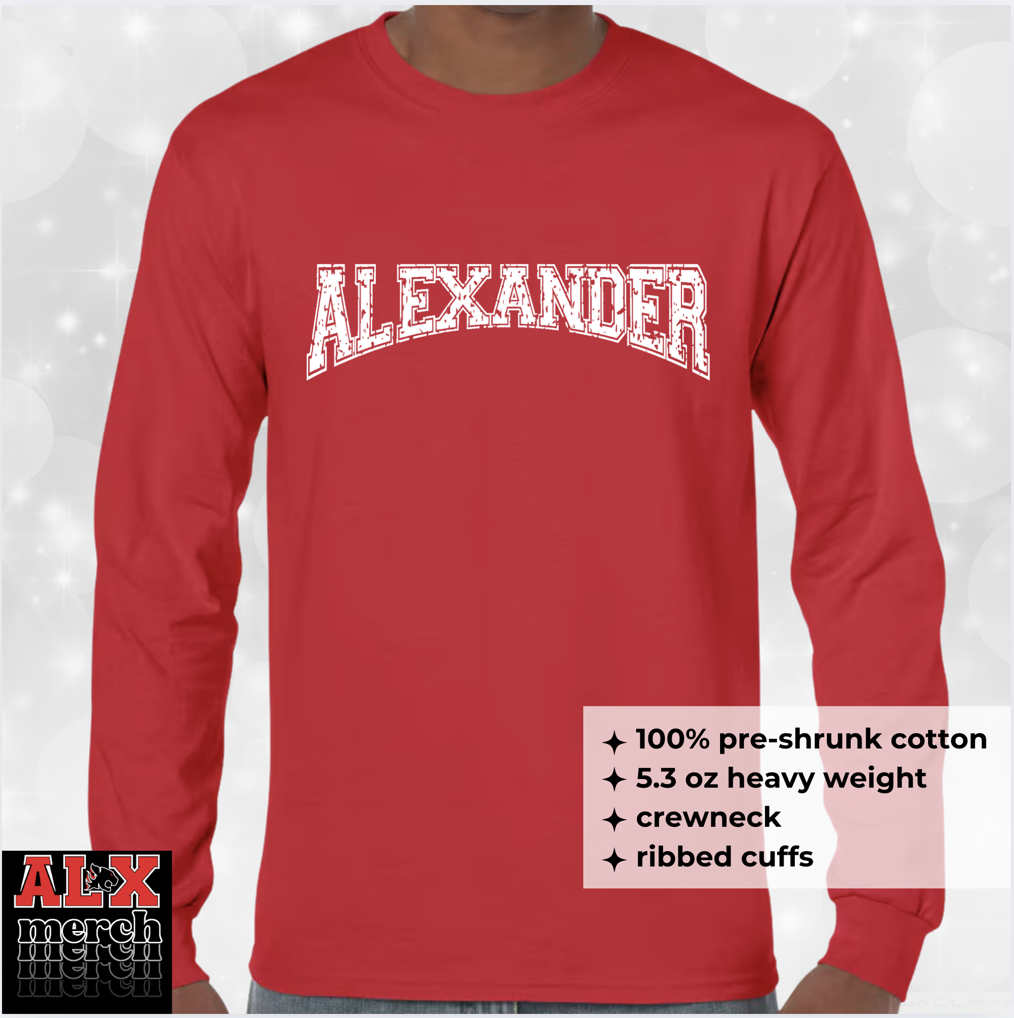 Alexander arc LS tee