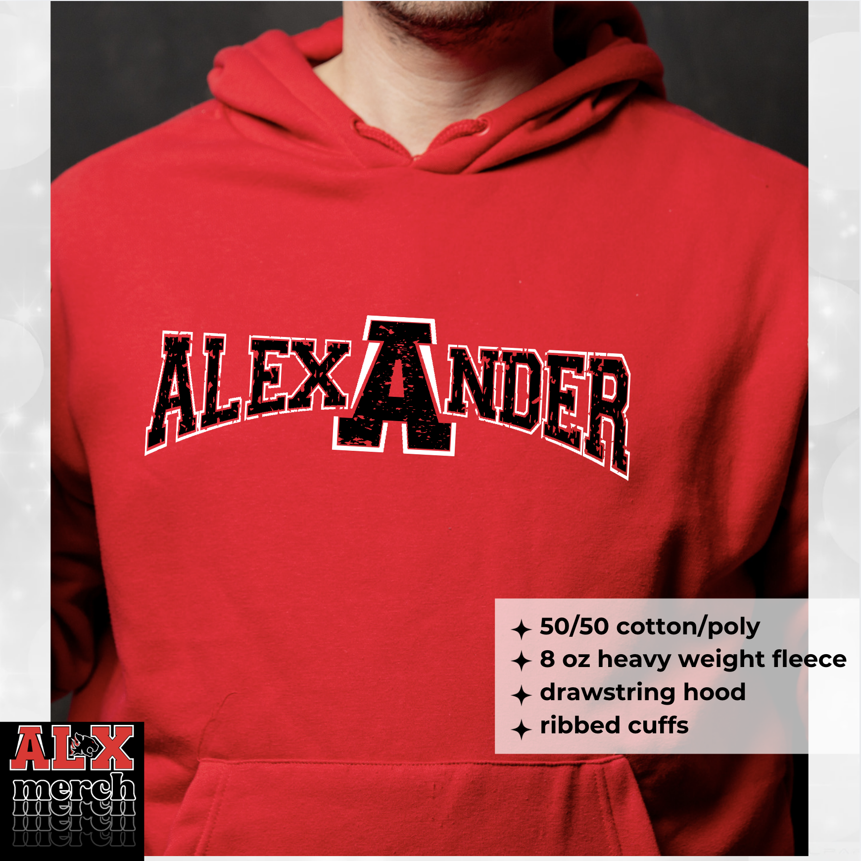 Alex-A-nder center A hoodie