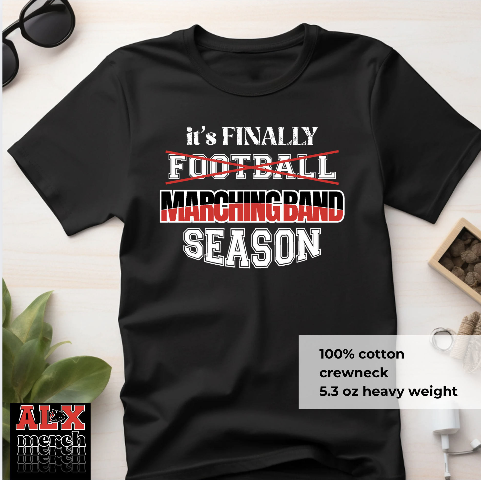 Marching band season tee