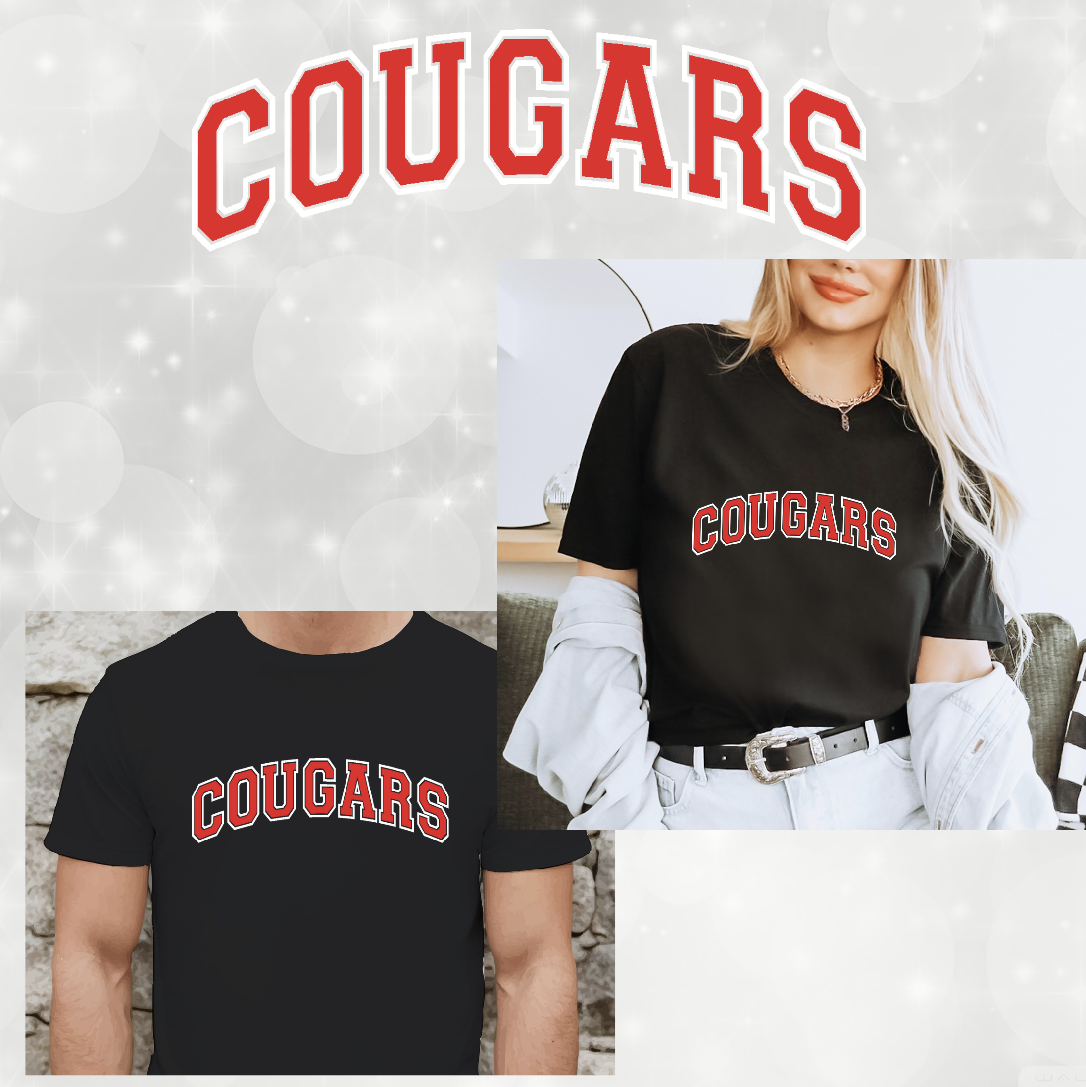 Cougars athletic font