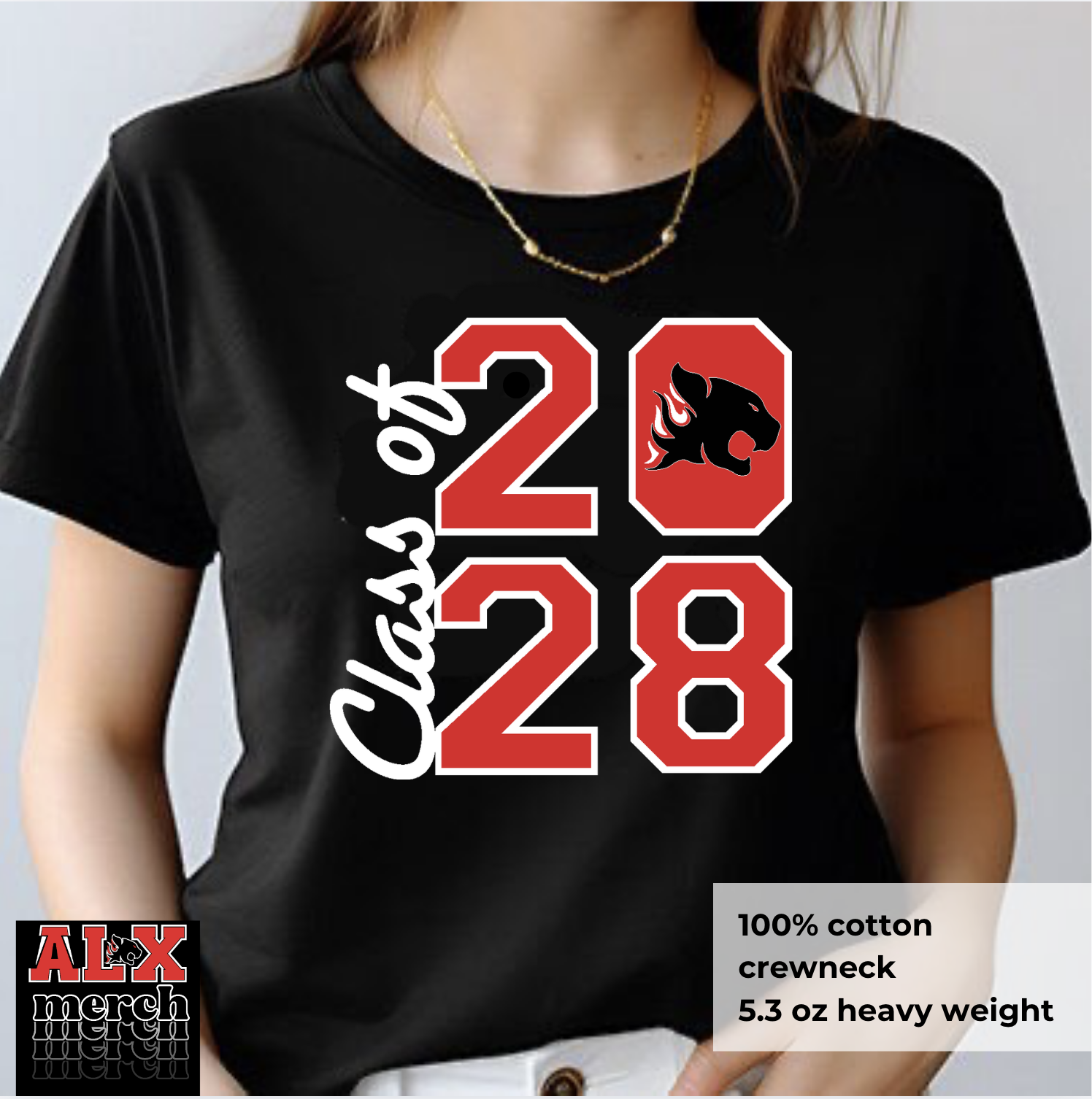 Senior stacked year tee
