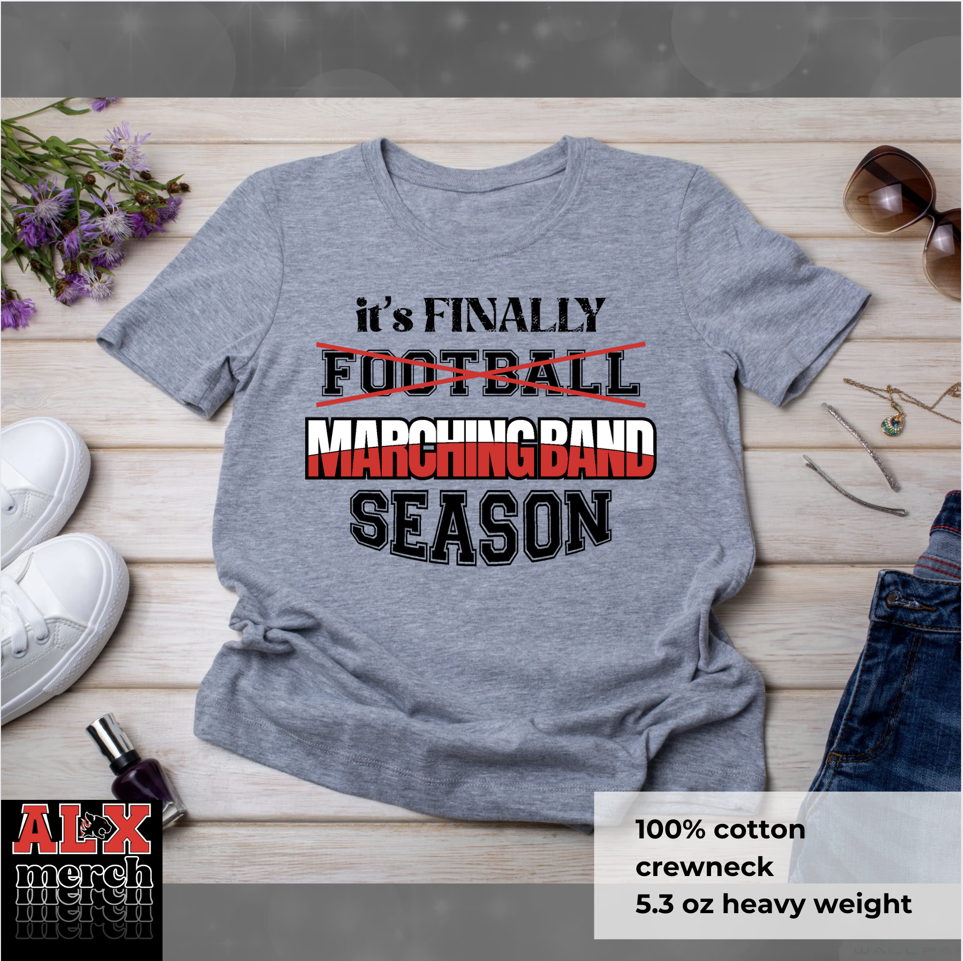 Marching band season tee
