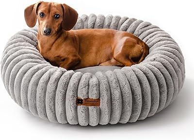 Plush Round Dog Bed