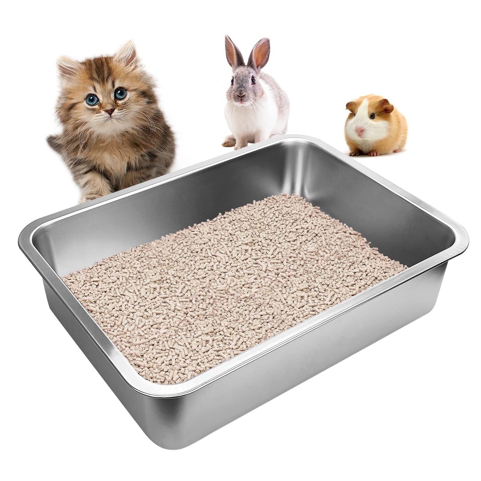 Stainless Steel Pet Litter Box