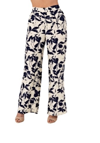 Floral Wide Leg Pants