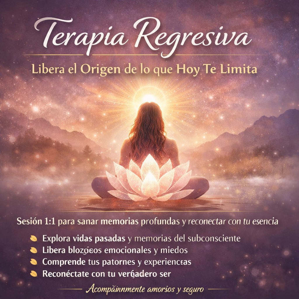 Terapia Regresiva: Libera el Origen de lo que Hoy Te Limita