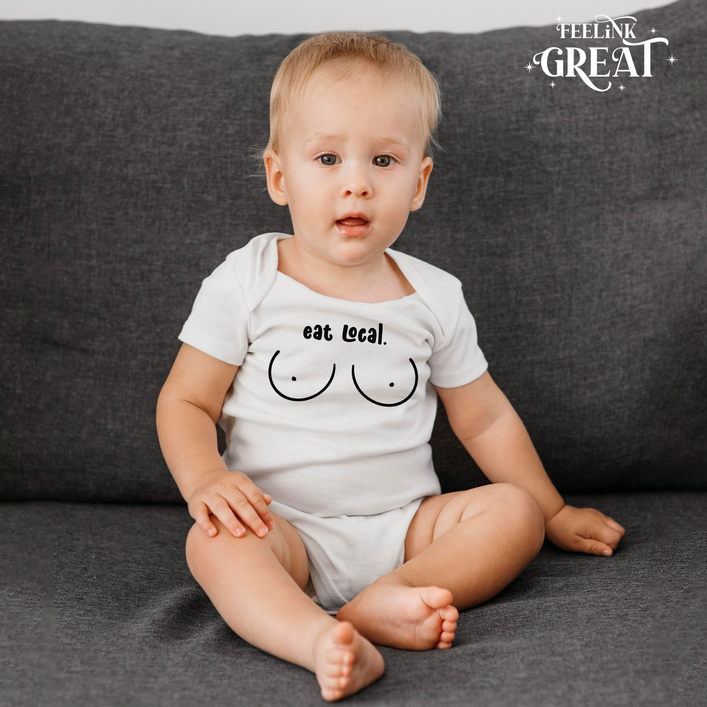 Eat Local Baby Bodysuit
