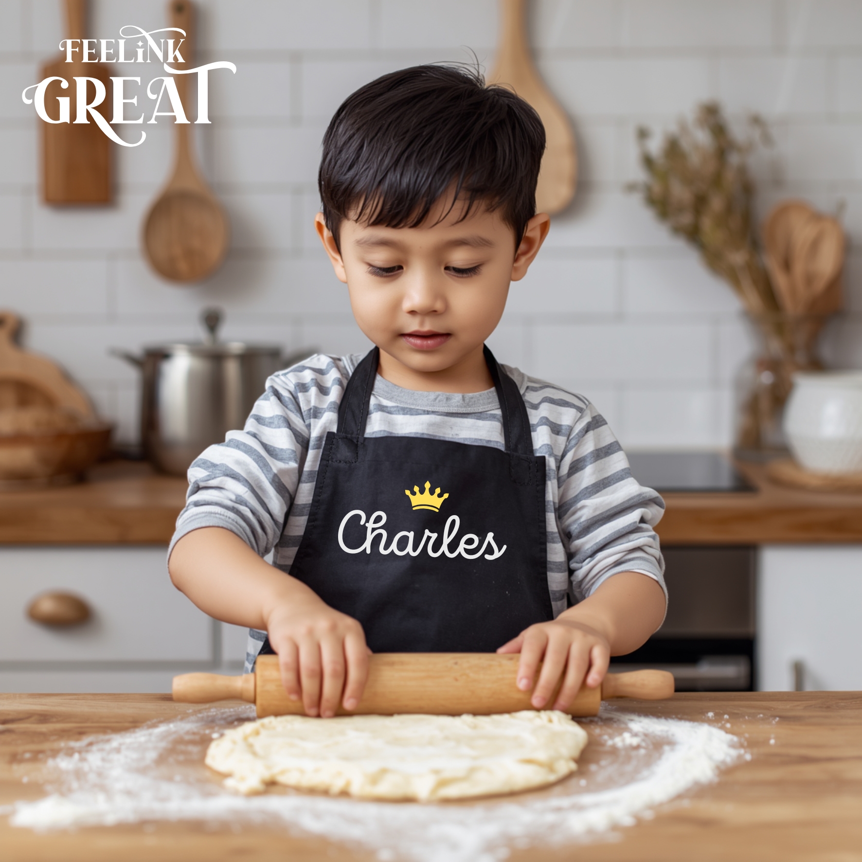 "Name" Kids Chef Apron
