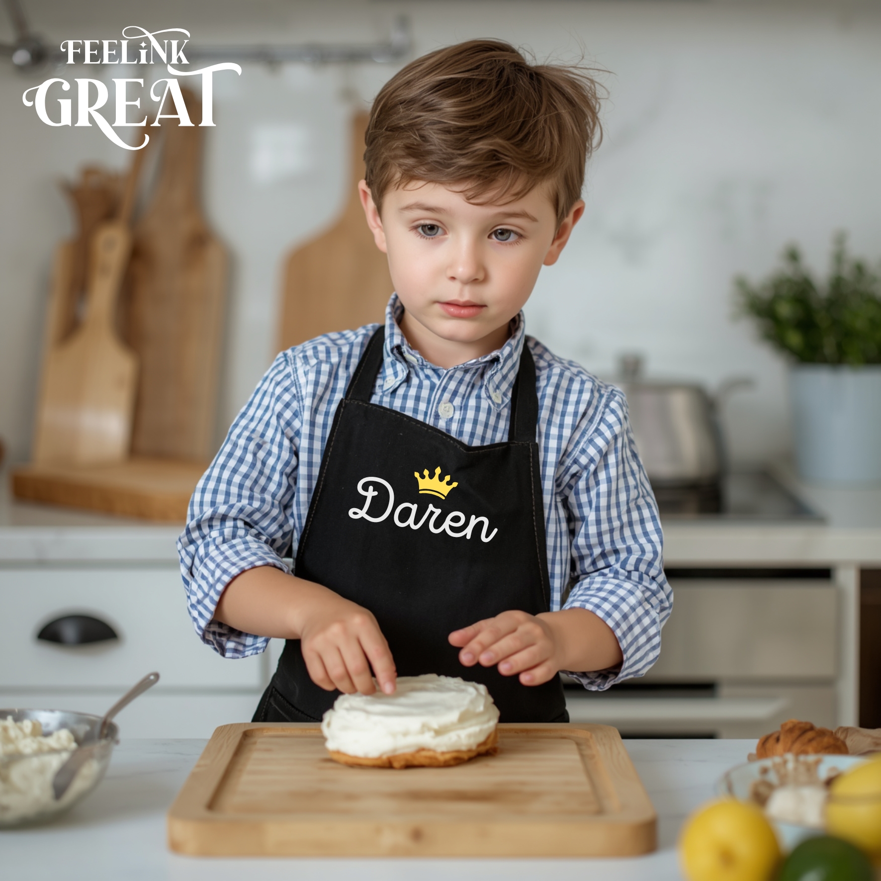 "Name" Kids Chef Apron