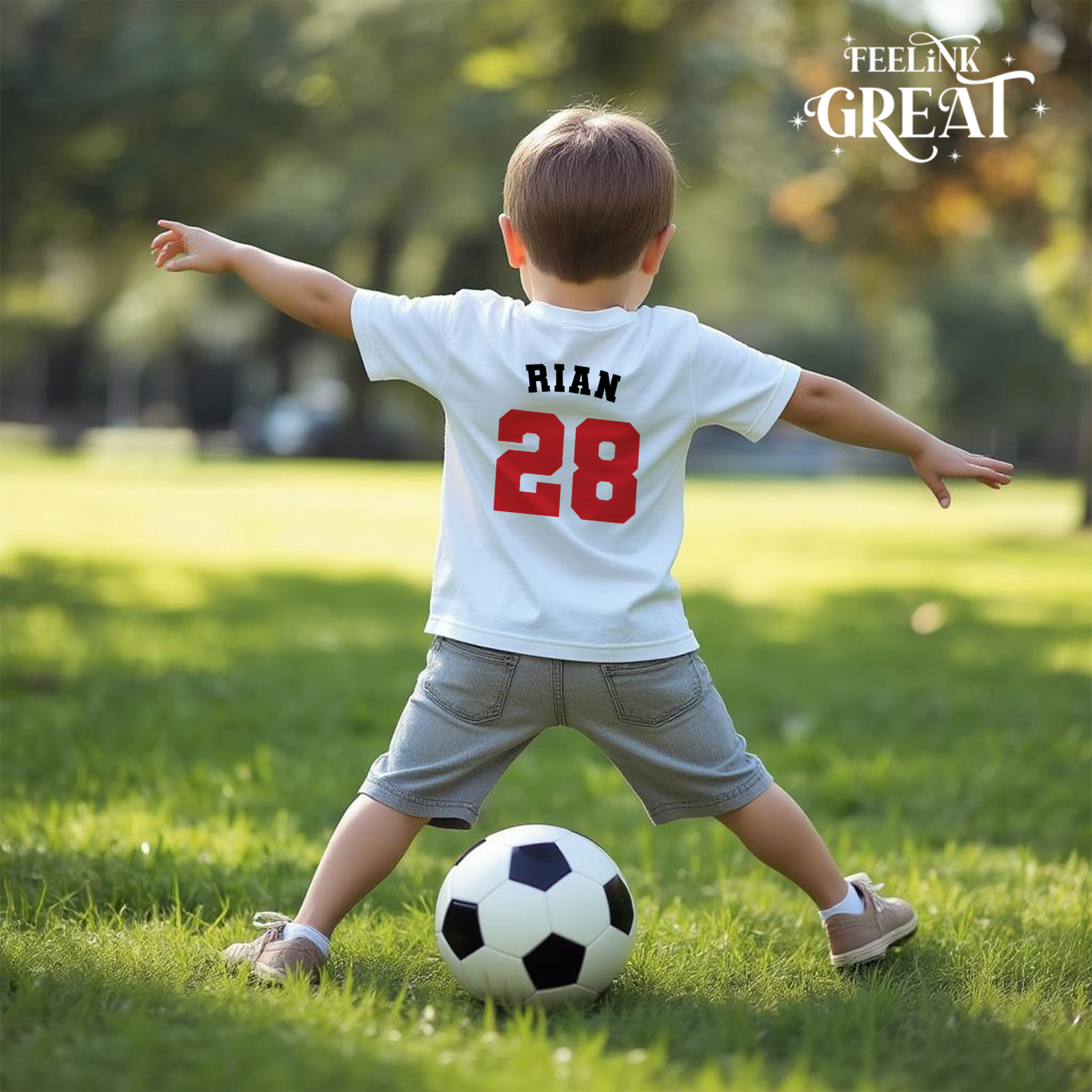 Personalised Albanian Name Number - Kids
