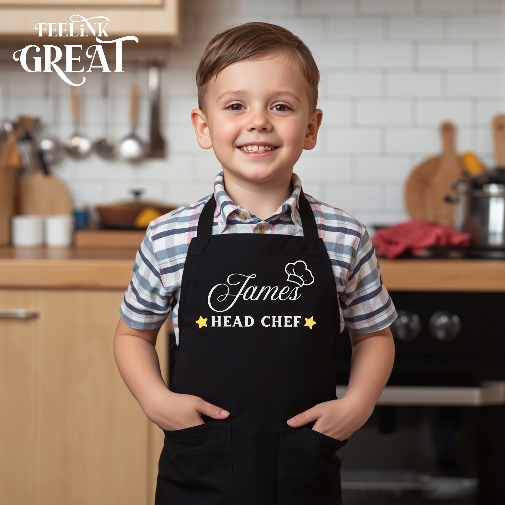"Head Chef" Kids Chef Apron